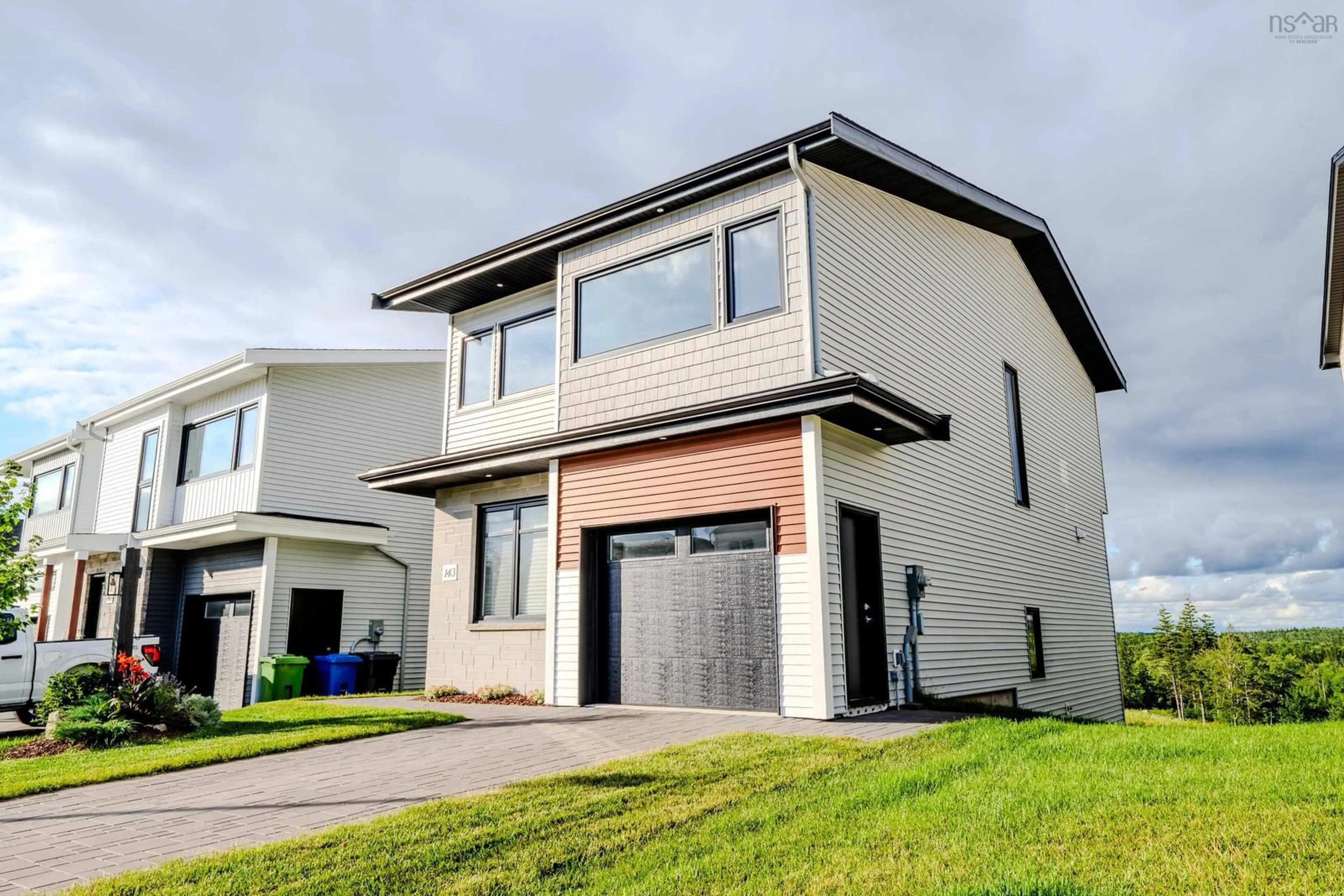 Home with vinyl exterior material, street for 143 Brunello Blvd, Timberlea Nova Scotia B3T 0J3
