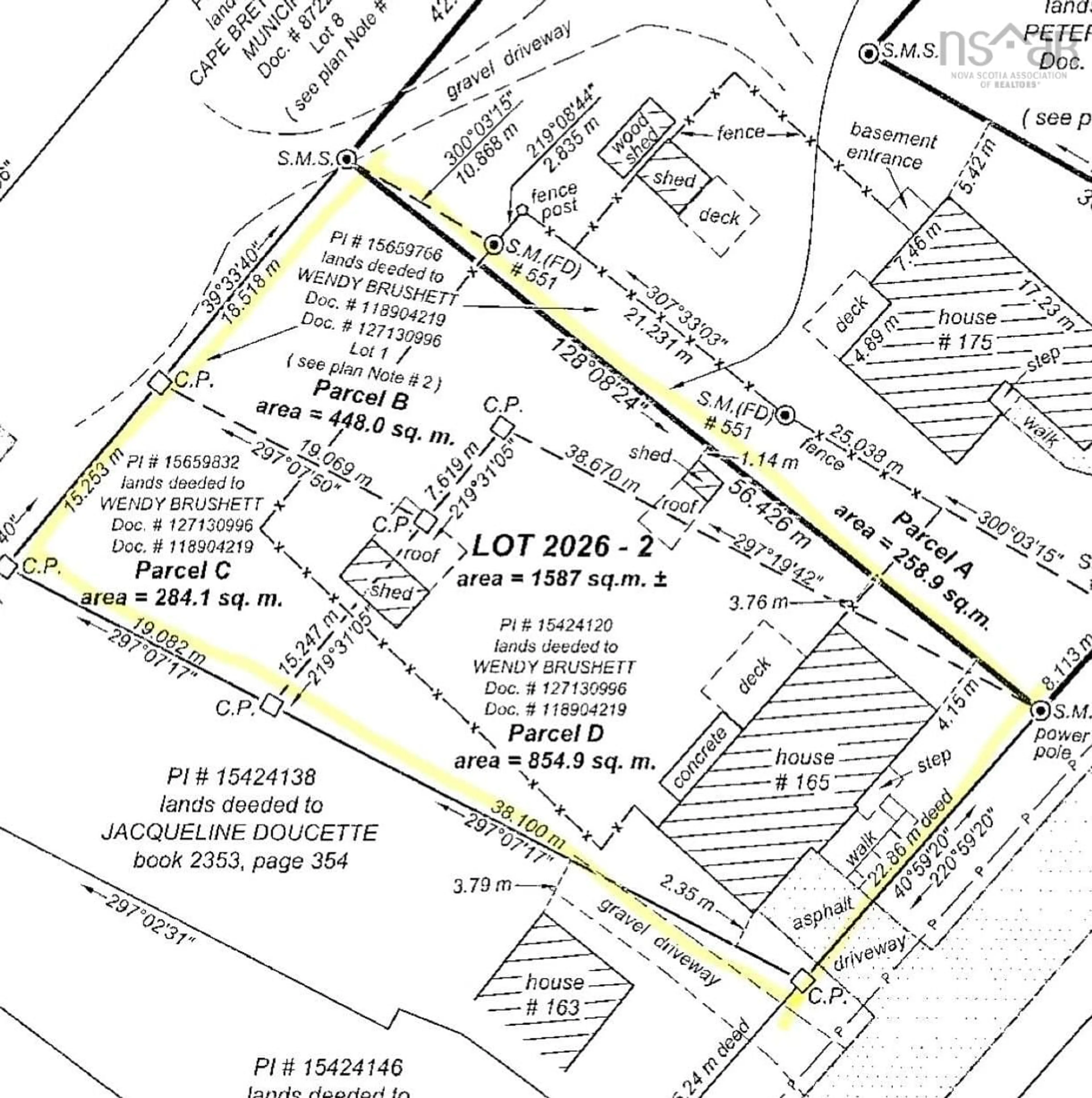 Picture of a map for 167 Blackett, Glace Bay Nova Scotia B1A 1E4