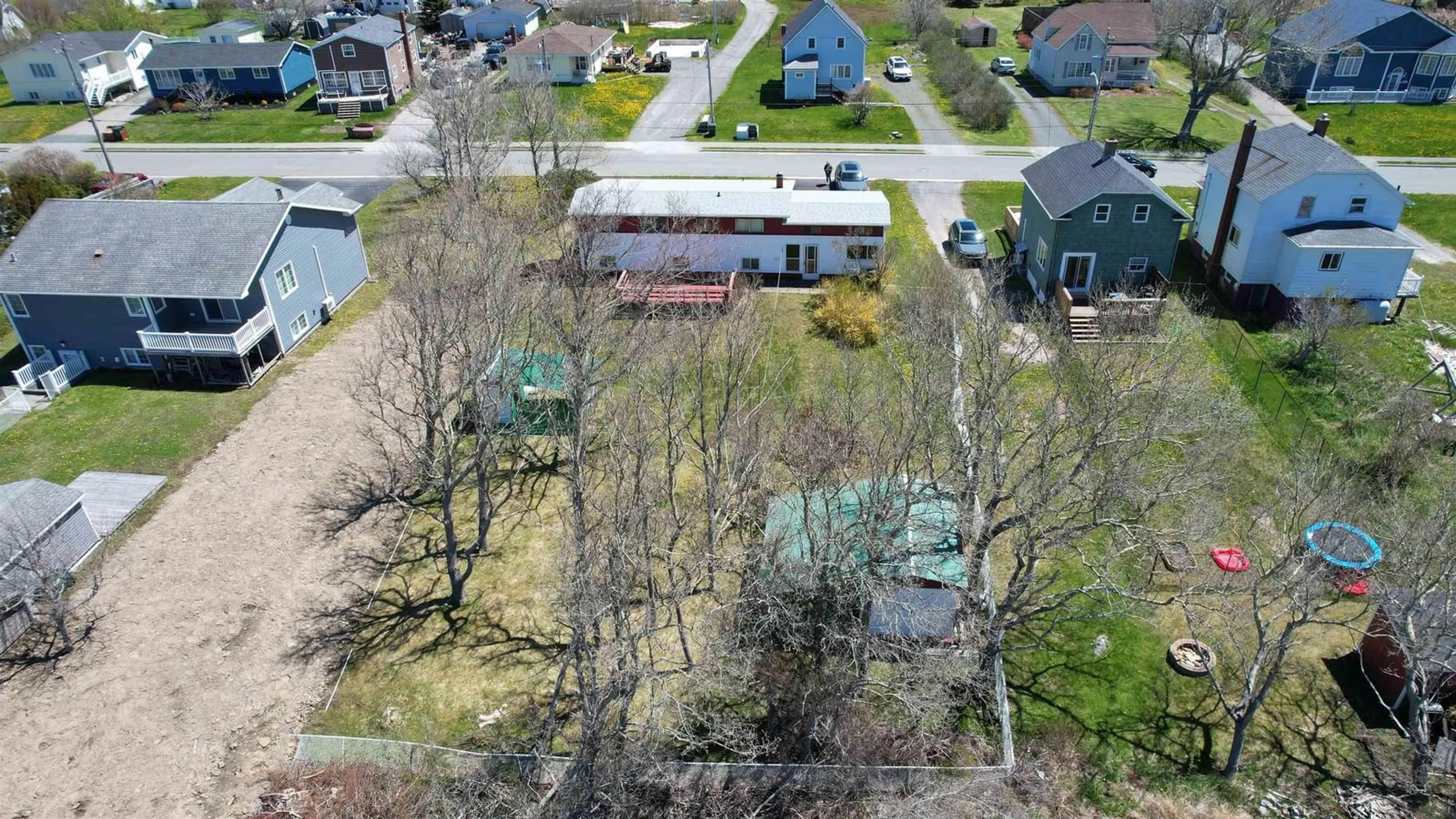 A pic from outside/outdoor area/front of a property/back of a property/a pic from drone, street for 167 Blackett, Glace Bay Nova Scotia B1A 1E4