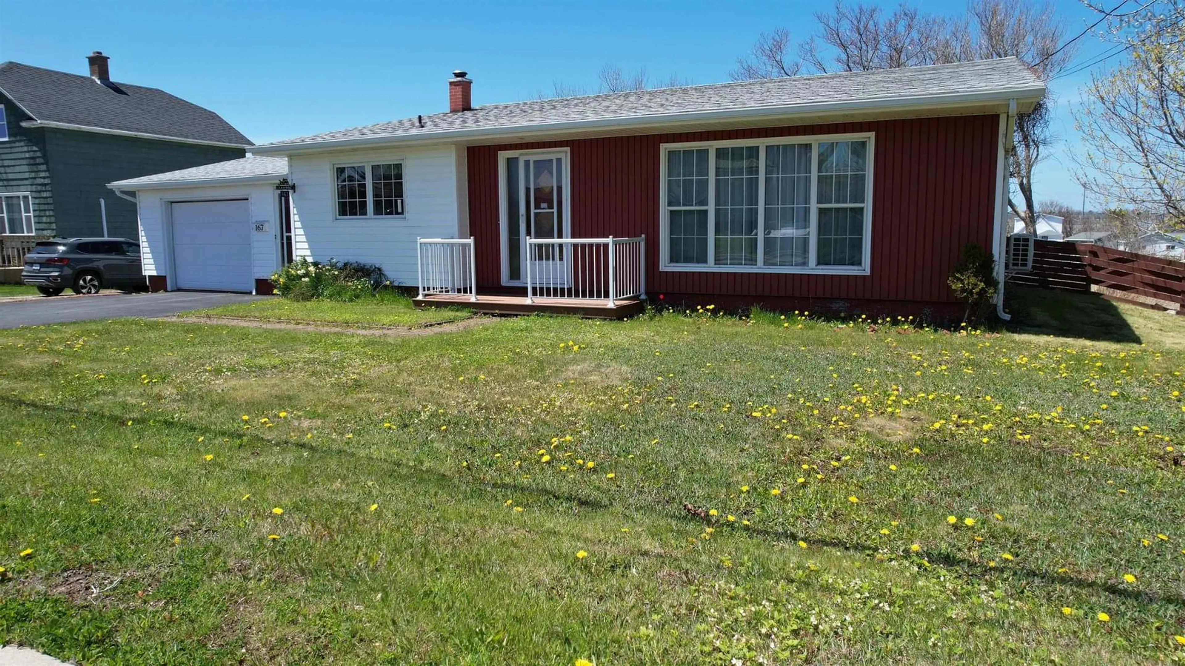 A pic from outside/outdoor area/front of a property/back of a property/a pic from drone, street for 167 Blackett St, Glace Bay Nova Scotia B1A 1E4