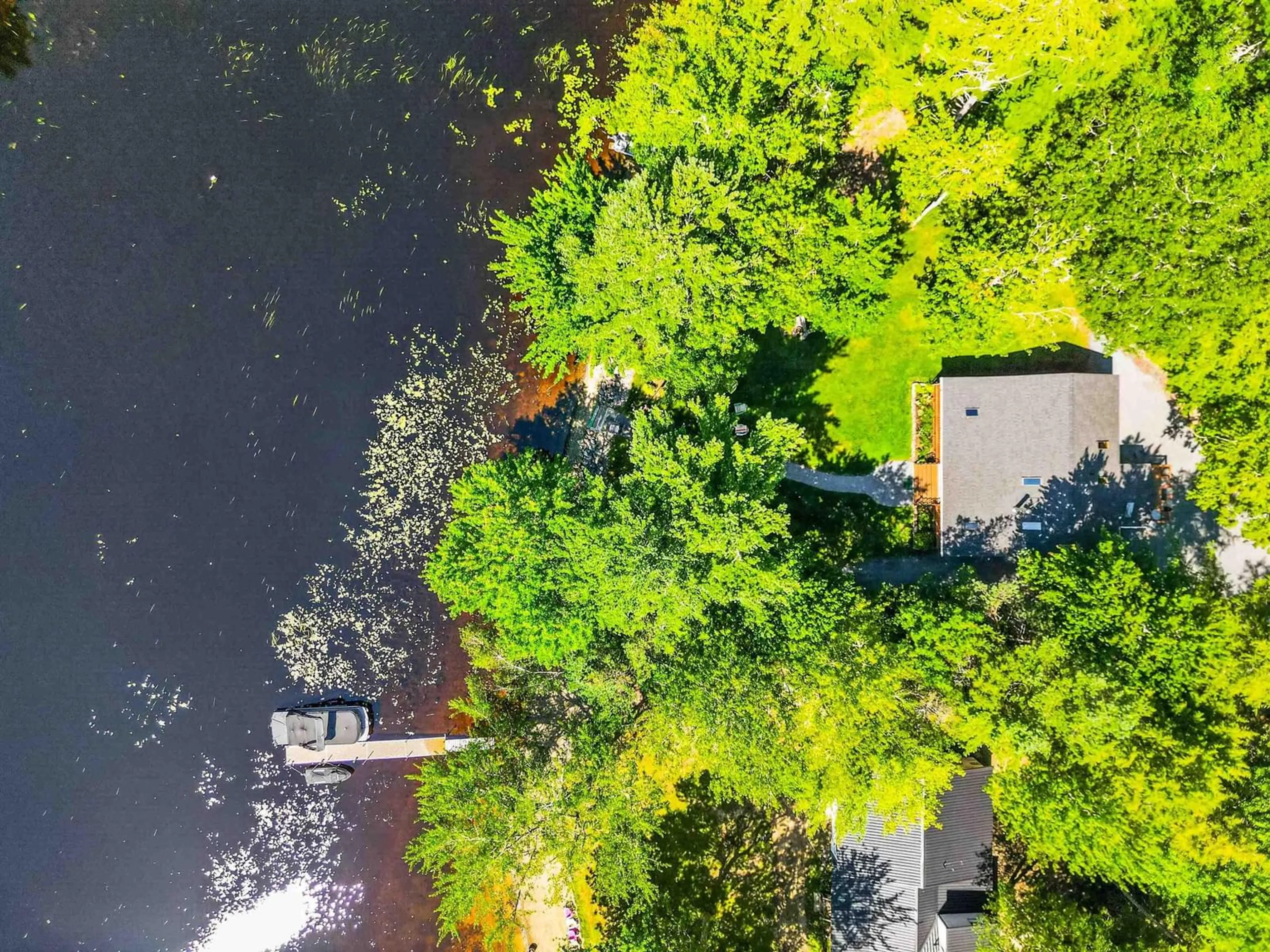 A pic from outside/outdoor area/front of a property/back of a property/a pic from drone, water/lake/river/ocean view for 529 Keddy Cove Rd, Molega Lake Nova Scotia B4V 4W6