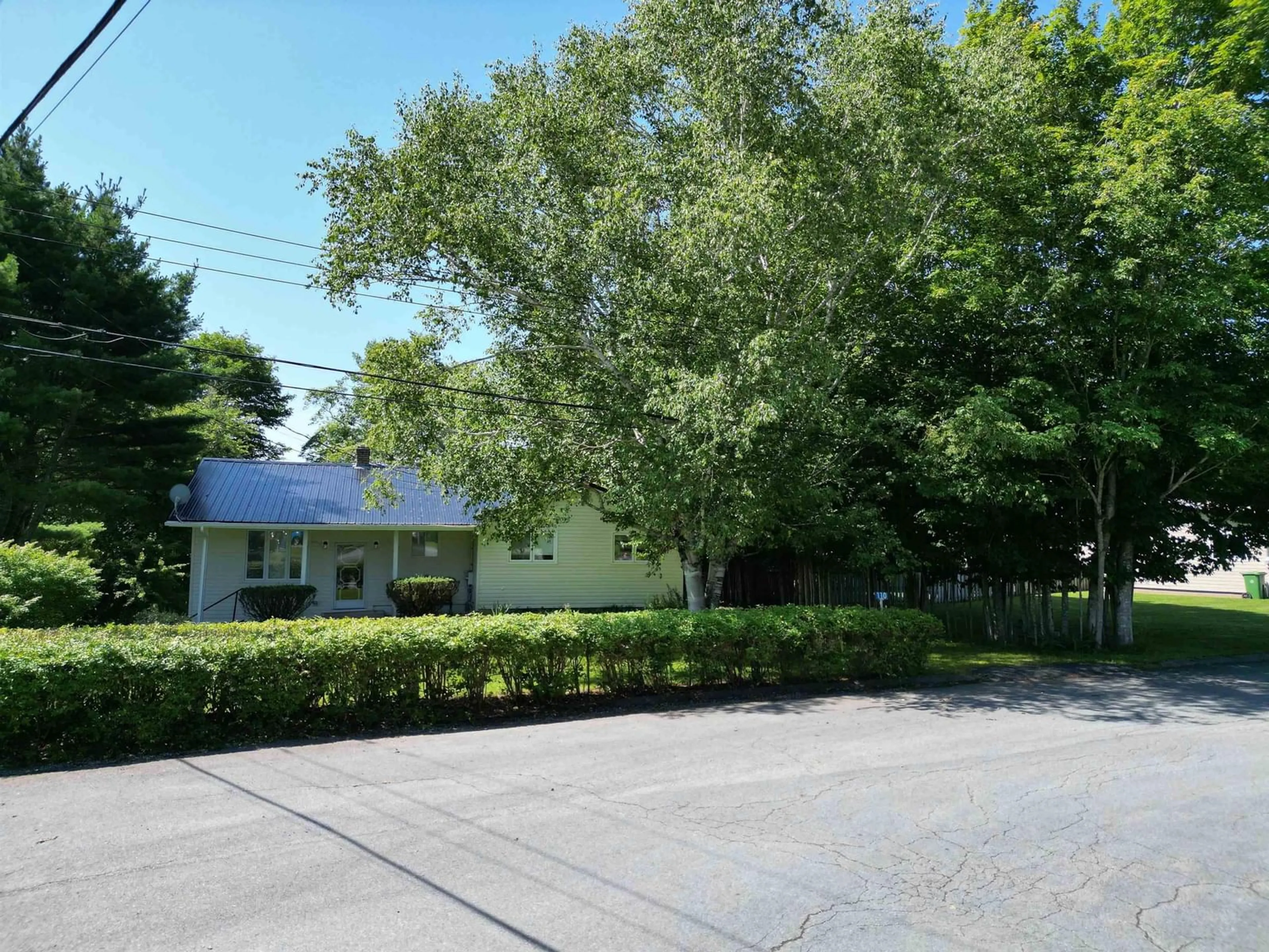 A pic from outside/outdoor area/front of a property/back of a property/a pic from drone, street for 110 Maple Blvd, Bible Hill Nova Scotia B2N 4N3