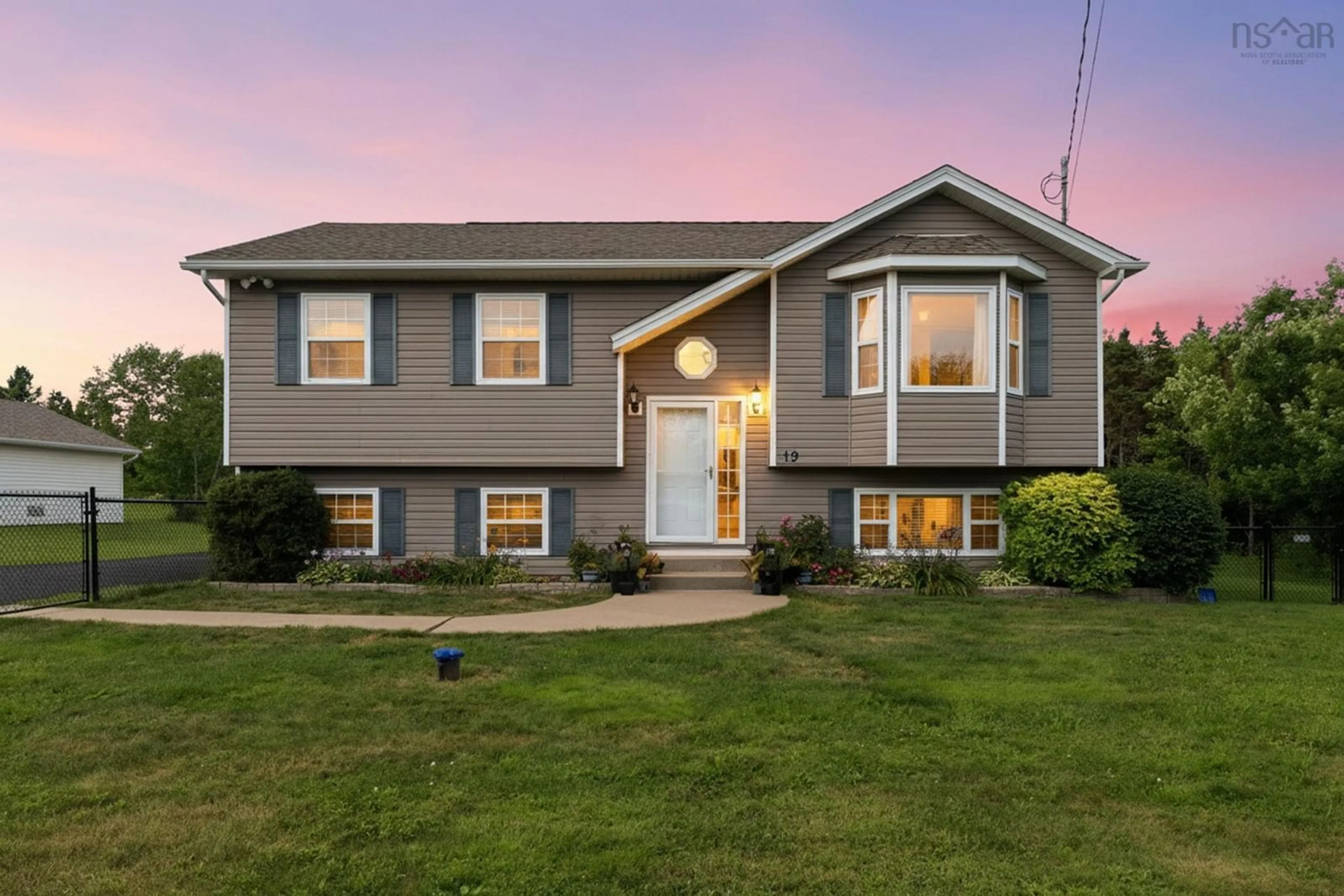 Home with vinyl exterior material, street for 19 Marjorie Dr, West Porters Lake Nova Scotia B3E 1N2