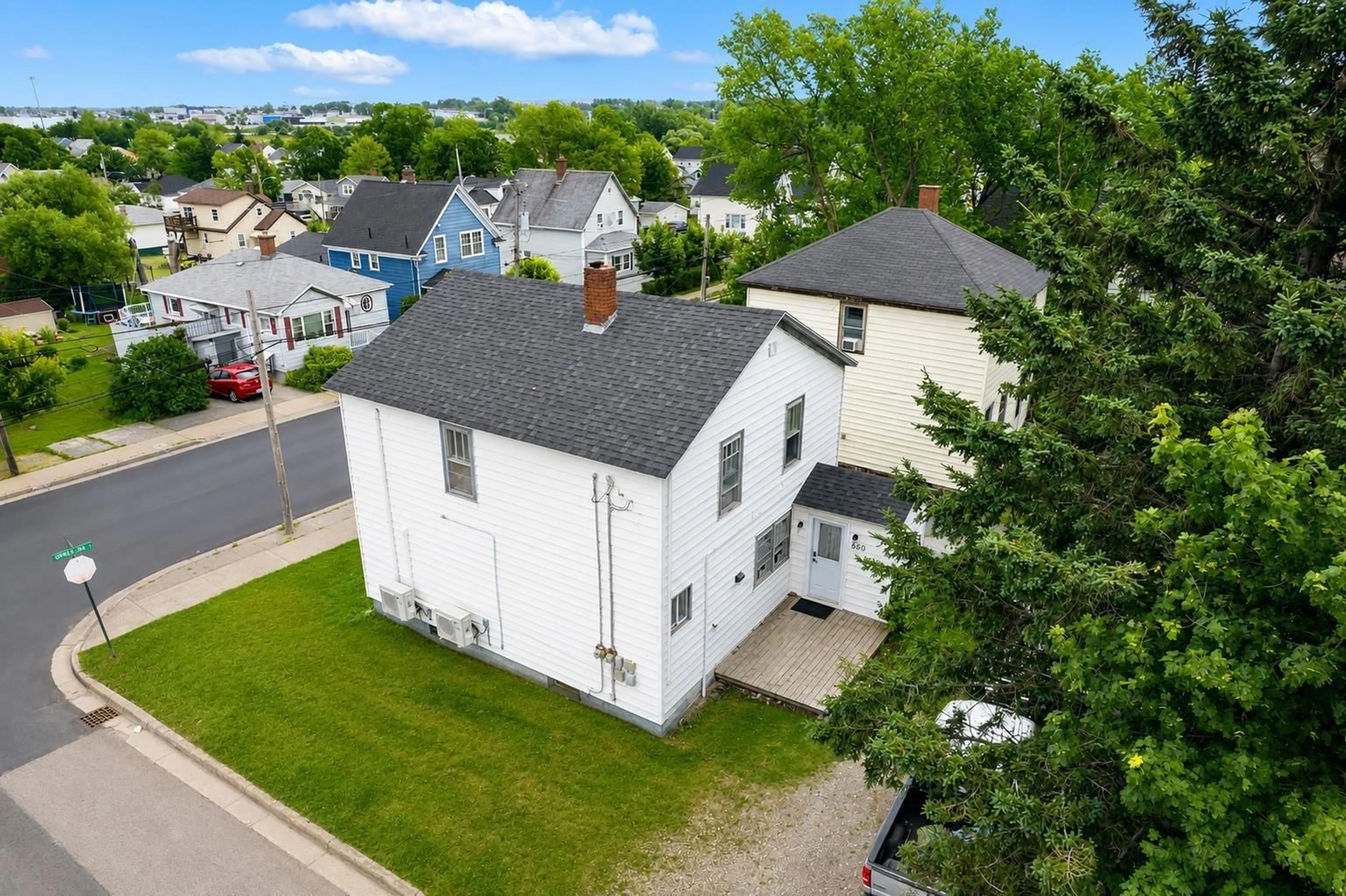 A pic from outside/outdoor area/front of a property/back of a property/a pic from drone, street for 660 Upper Prince St, Sydney Nova Scotia B1P 5N1
