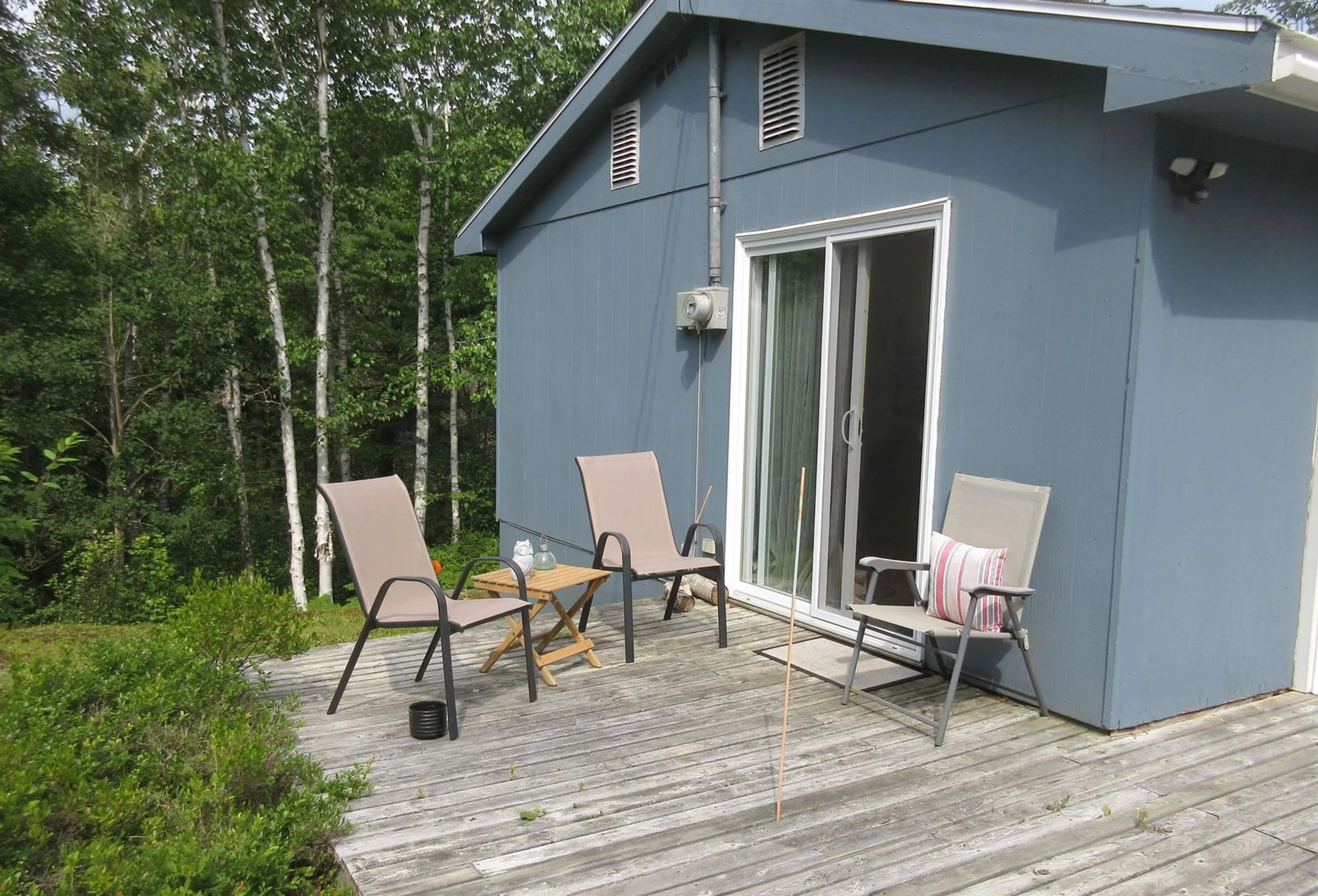 Patio, water/lake/river/ocean view for 30 Woods Rd, Bayswater Nova Scotia B0J 1T0