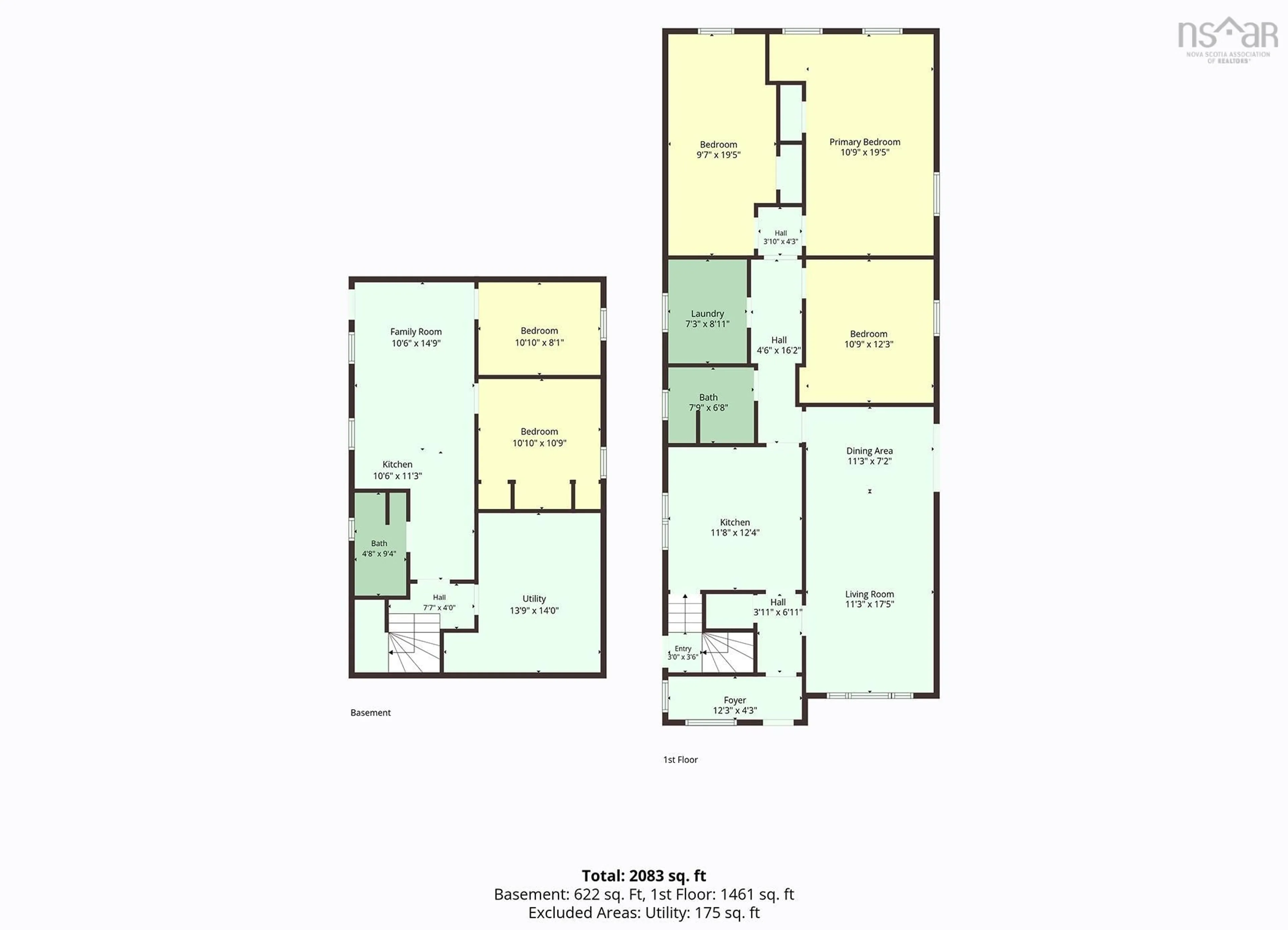 Floor plan for 3581 Acadia St, Halifax Nova Scotia B3K 3P5
