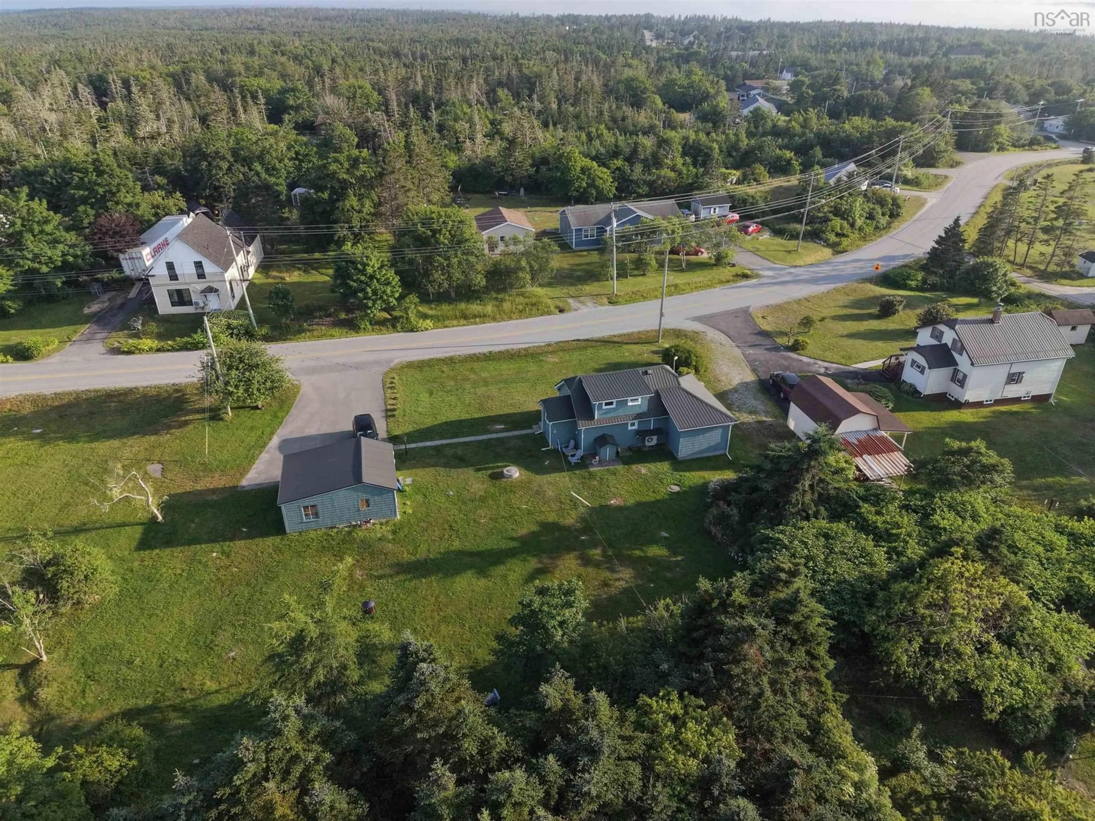 A pic from outside/outdoor area/front of a property/back of a property/a pic from drone, street for 41 Stoney Island Rd, North East Point Nova Scotia B0W 2P0
