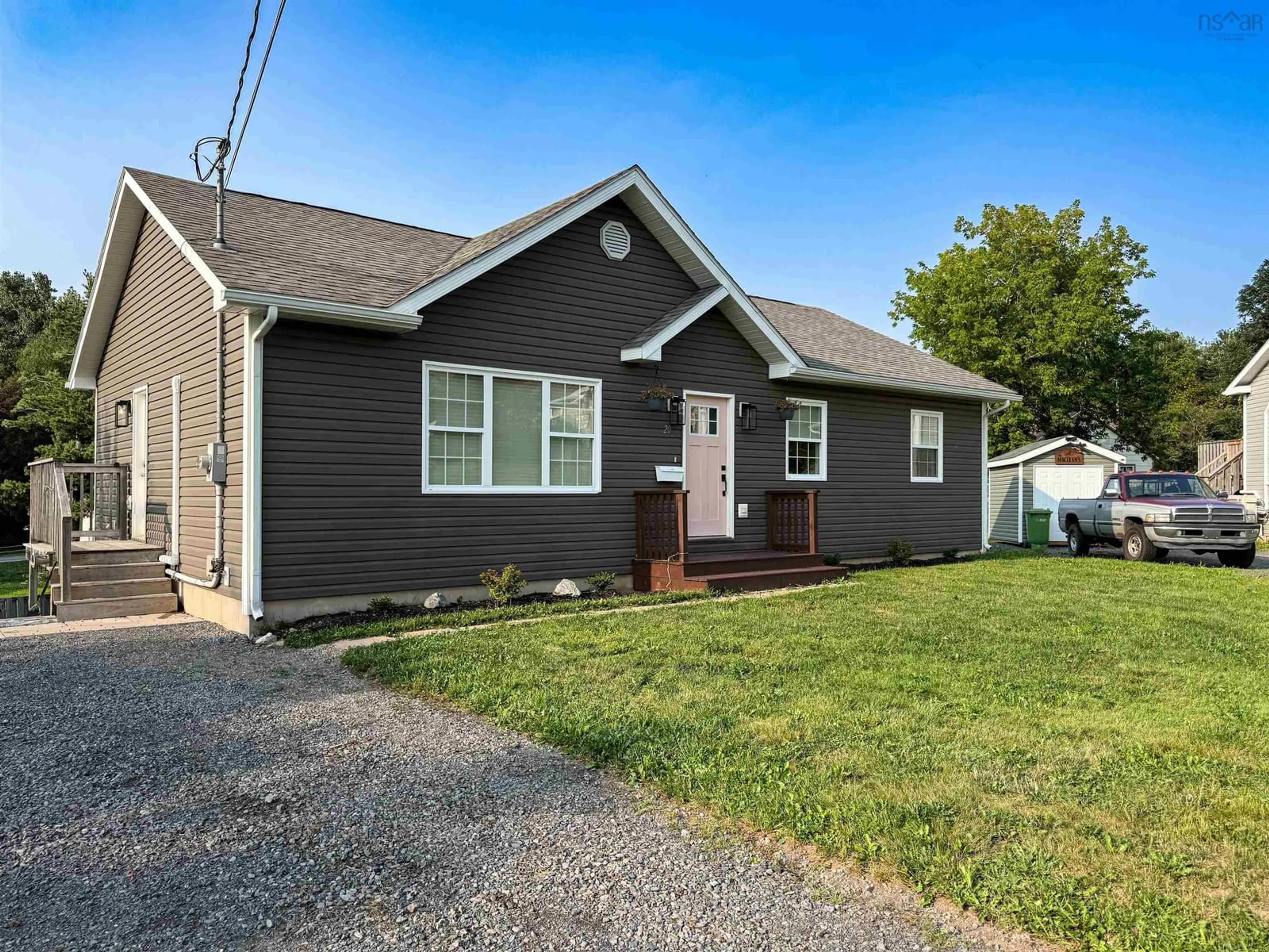 Home with vinyl exterior material, street for 20 Norma Crt, New Glasgow Nova Scotia B2H 0C6