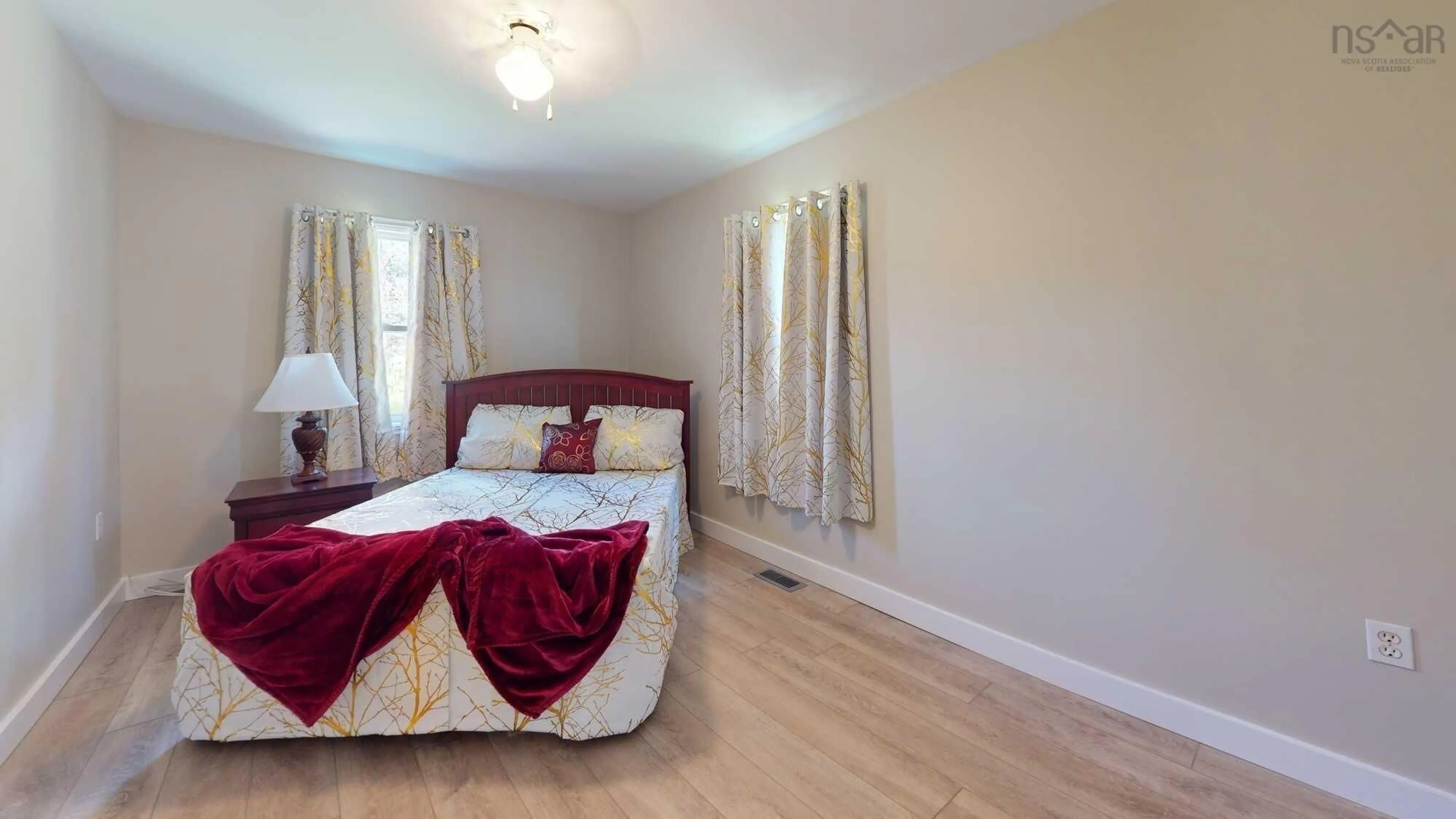 Bedroom with bed, wood/laminate floor for 12473 Ns-4, Havre Boucher Nova Scotia B0H 1P0
