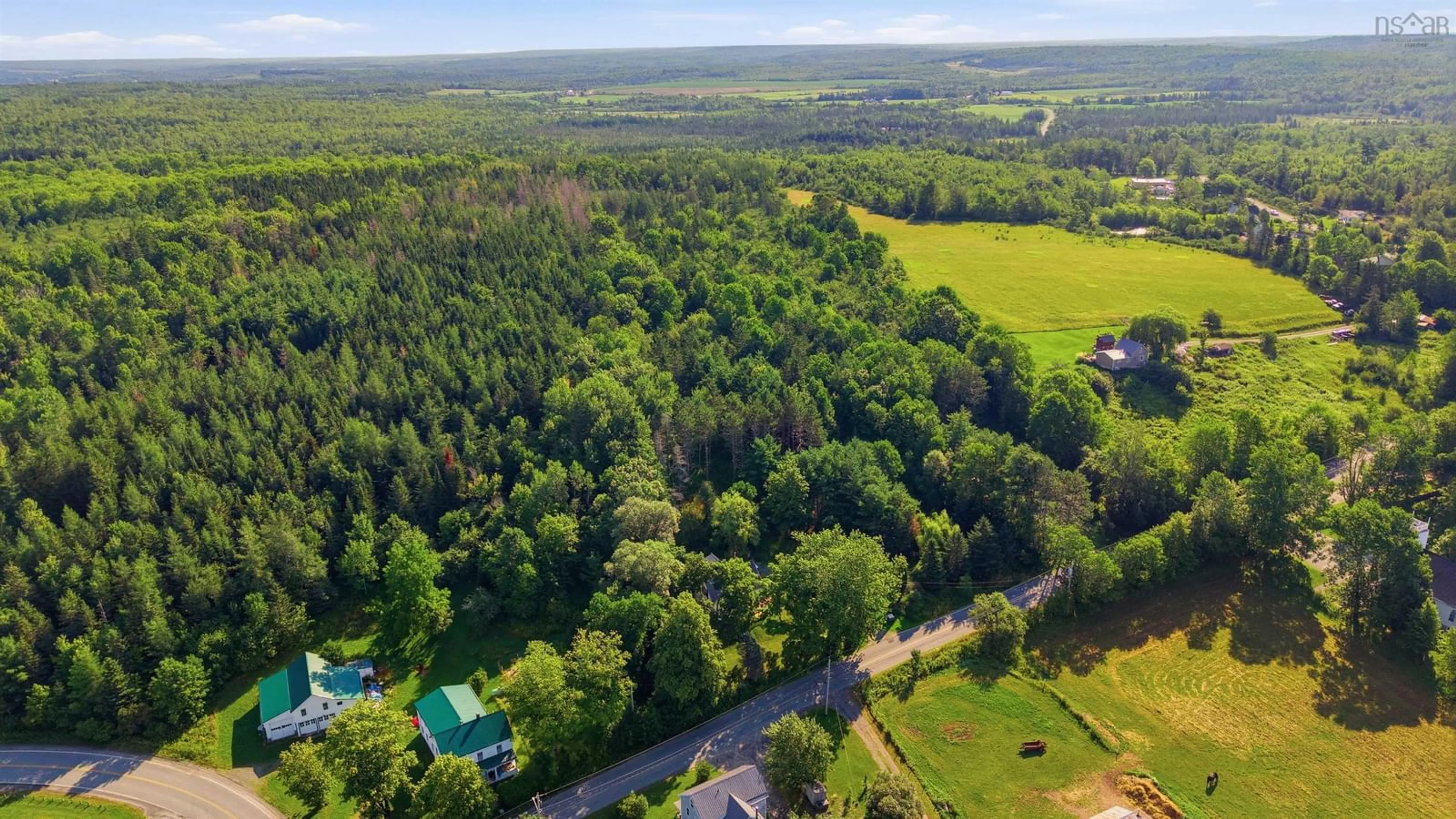 A pic from outside/outdoor area/front of a property/back of a property/a pic from drone, forest/trees view for 19 Elderbank Back Rd, Elderbank Nova Scotia B0N 1K0