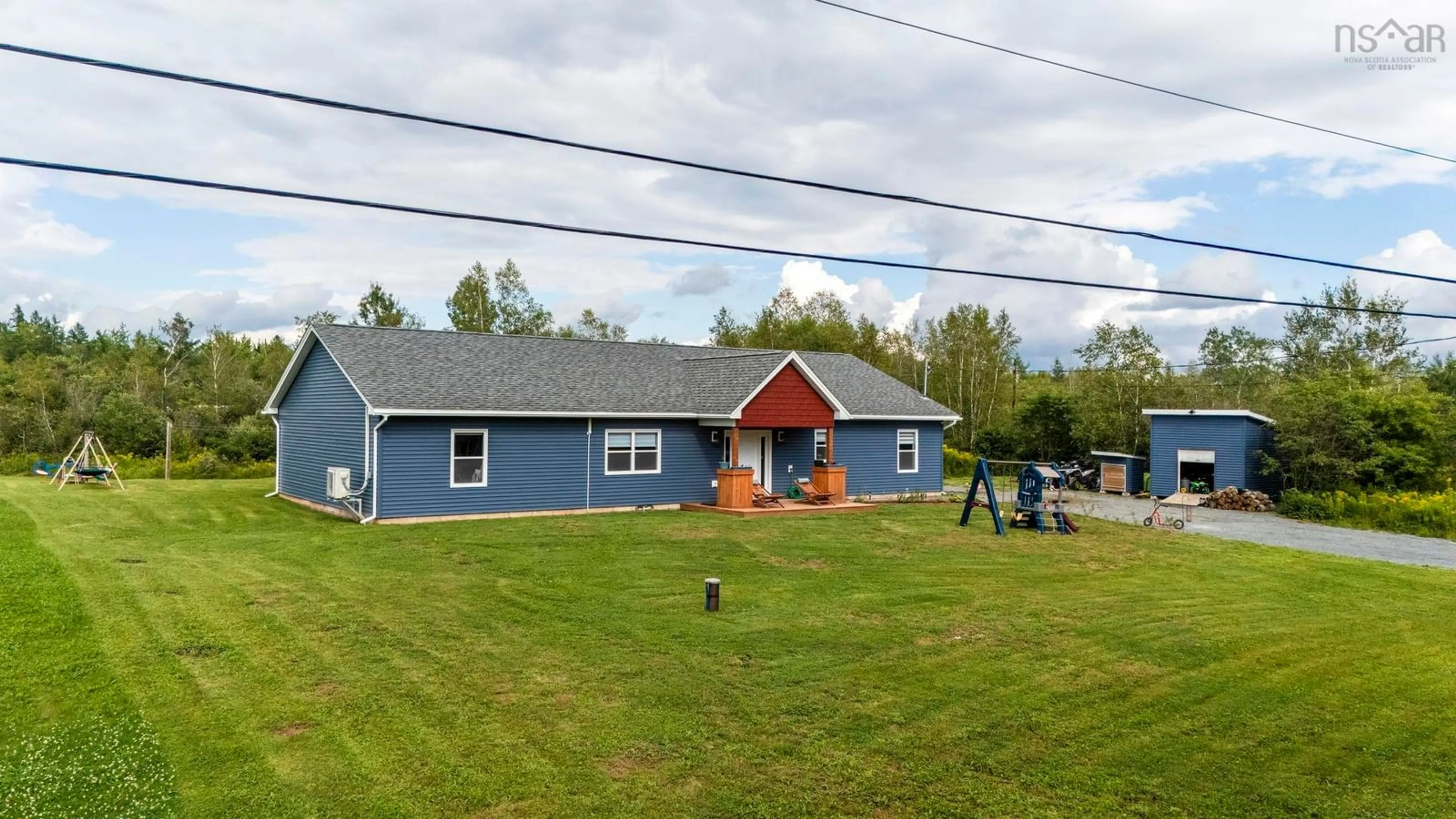 A pic from outside/outdoor area/front of a property/back of a property/a pic from drone, unknown for 215 Grono Rd, Dutch Settlement Nova Scotia B2S 2H8