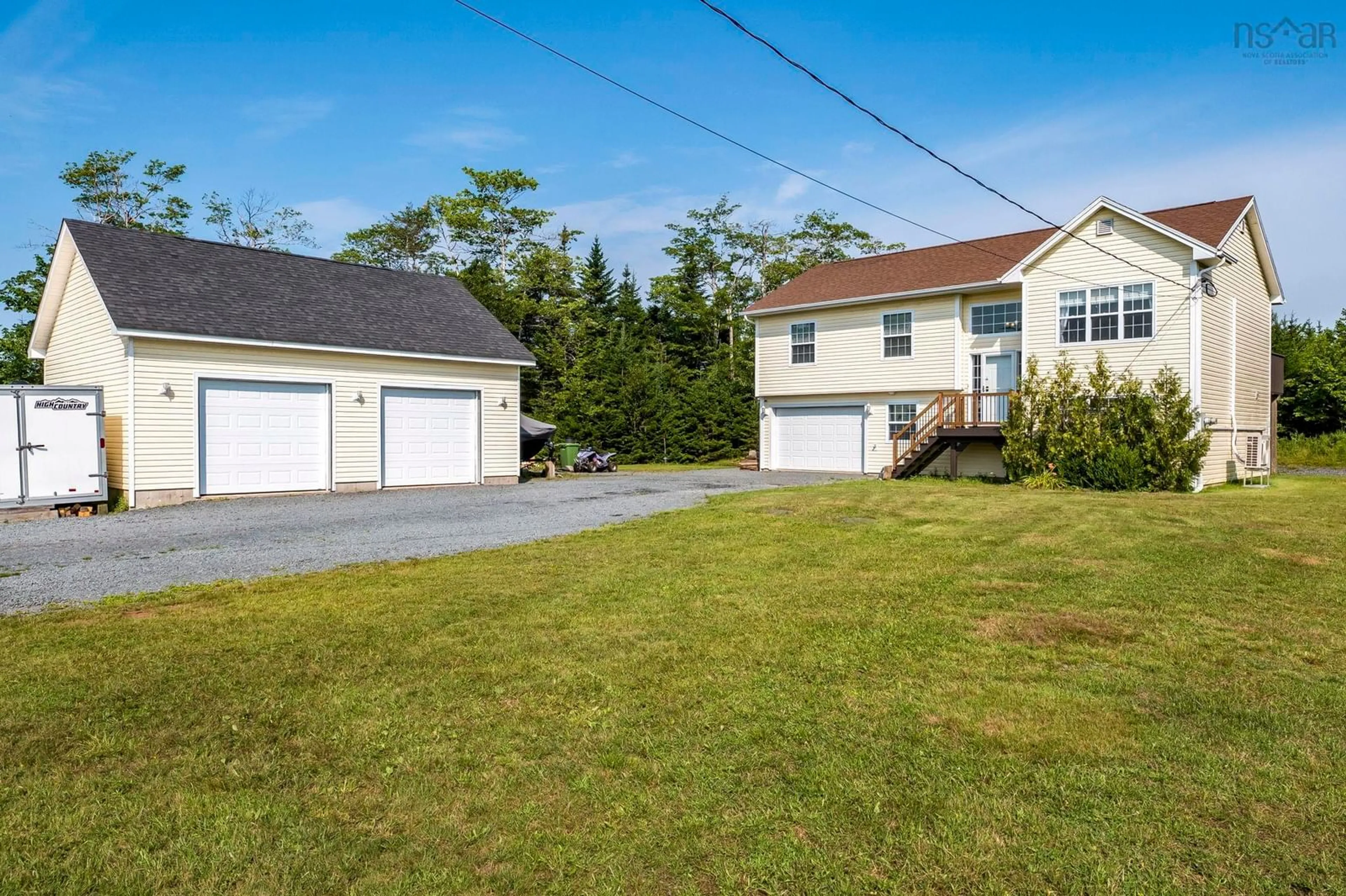 A pic from outside/outdoor area/front of a property/back of a property/a pic from drone, street for 3350 Old Guysborough Rd, Devon Nova Scotia B2T 1K8