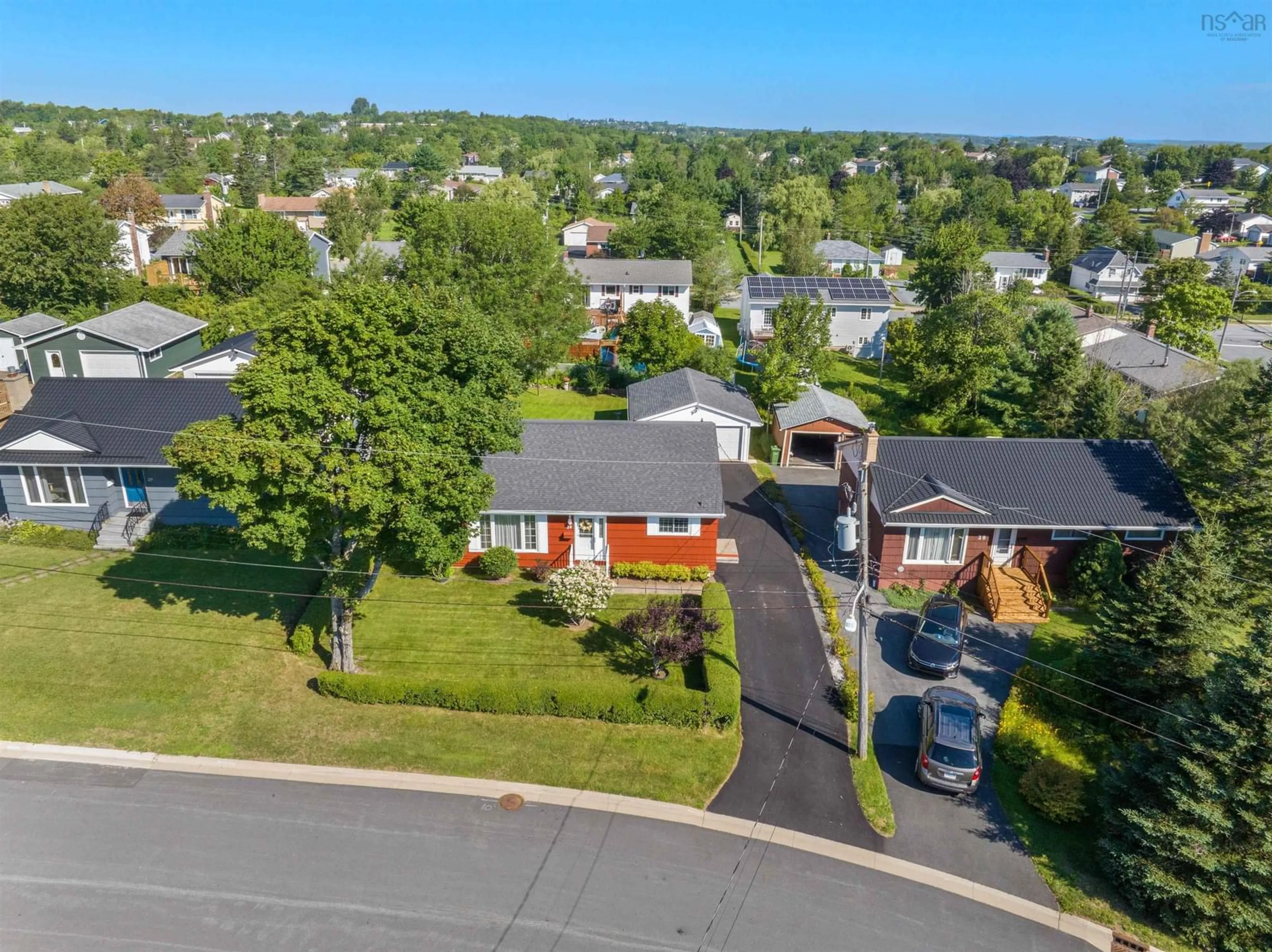 A pic from outside/outdoor area/front of a property/back of a property/a pic from drone, street for 24 Estate Dr, Cole Harbour Nova Scotia B2V 1C4