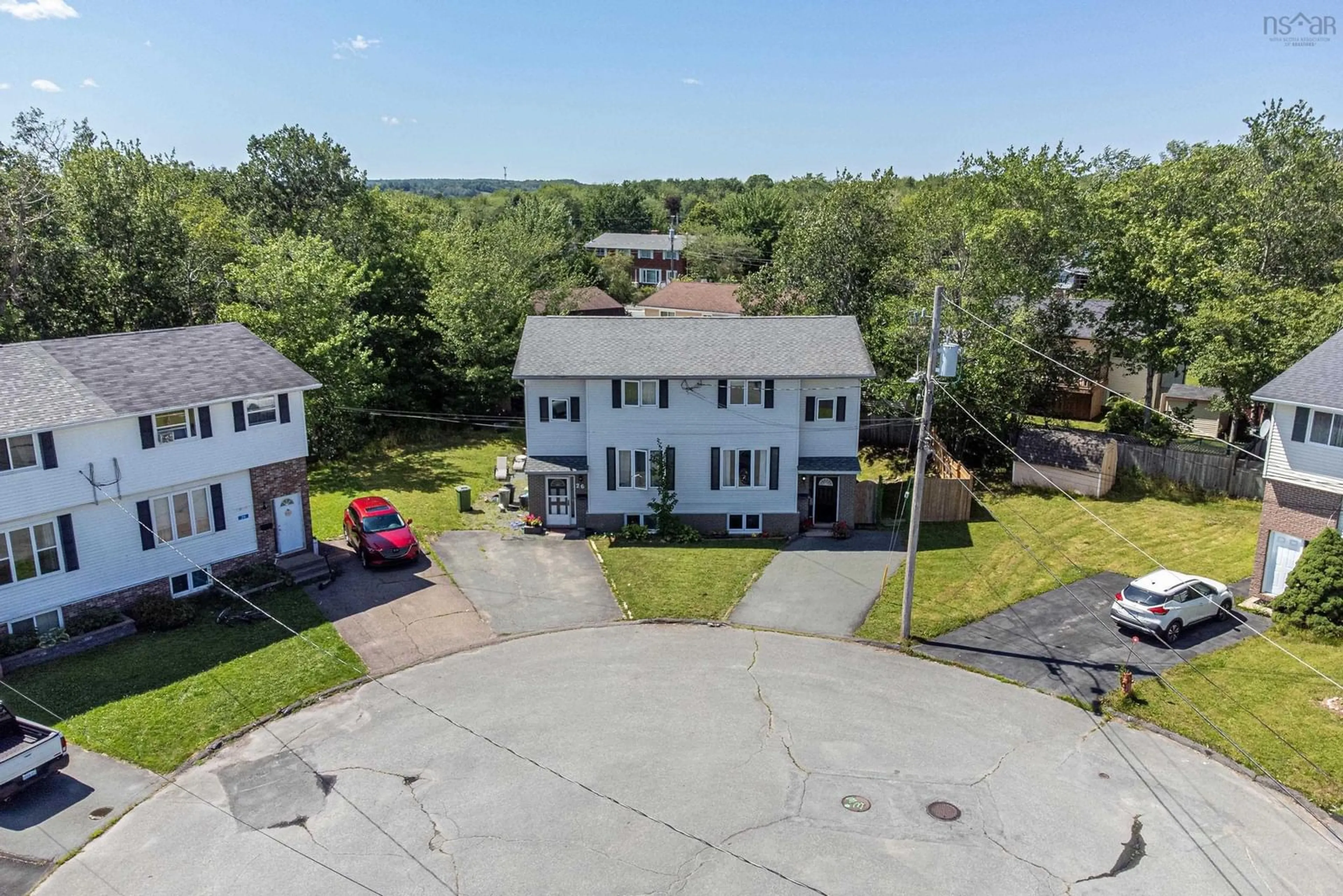 A pic from outside/outdoor area/front of a property/back of a property/a pic from drone, street for 28 Malik Crt, Lower Sackville Nova Scotia B4C 3V8