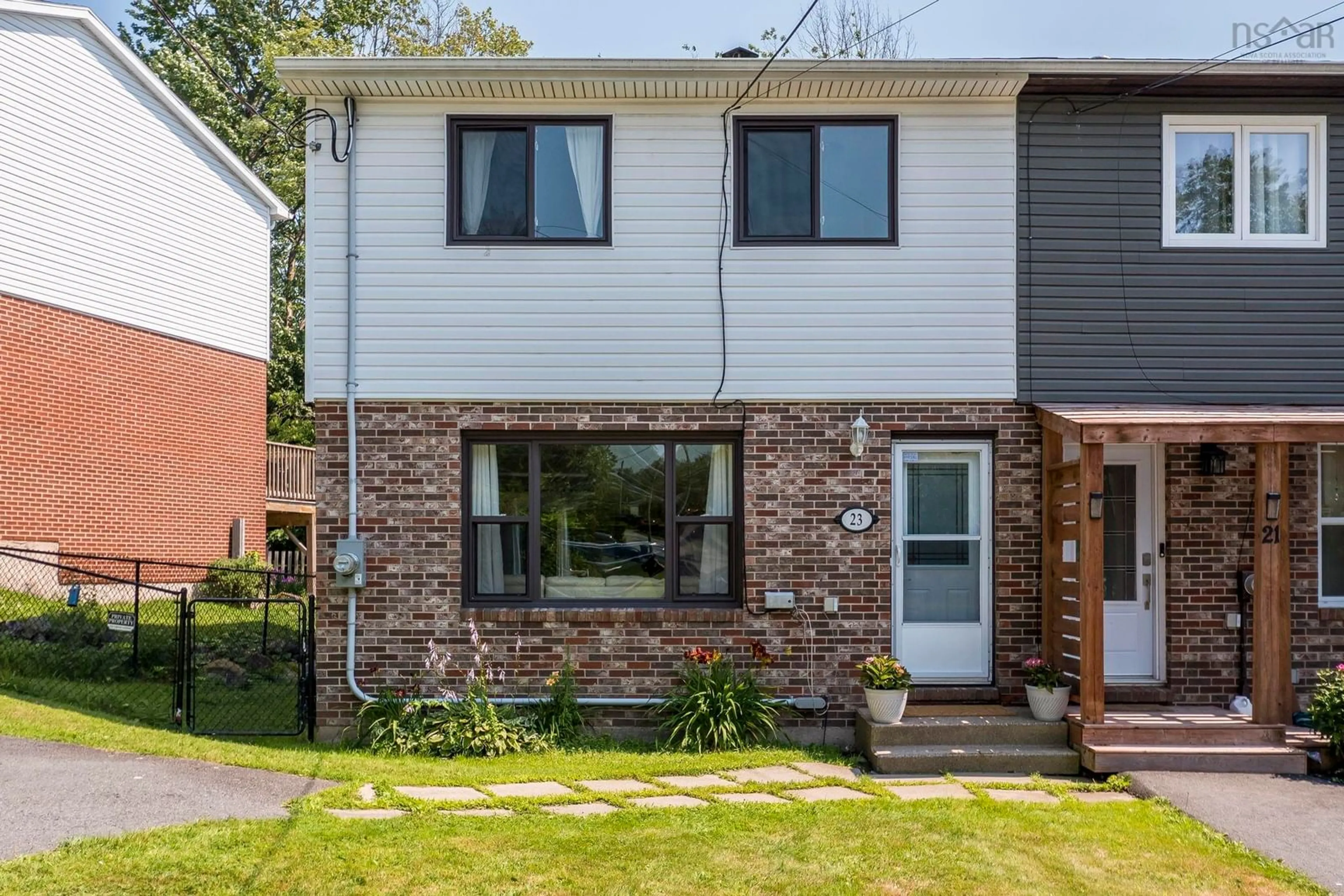Home with brick exterior material, street for 23 Rankin Dr, Lower Sackville Nova Scotia B4C 3A7