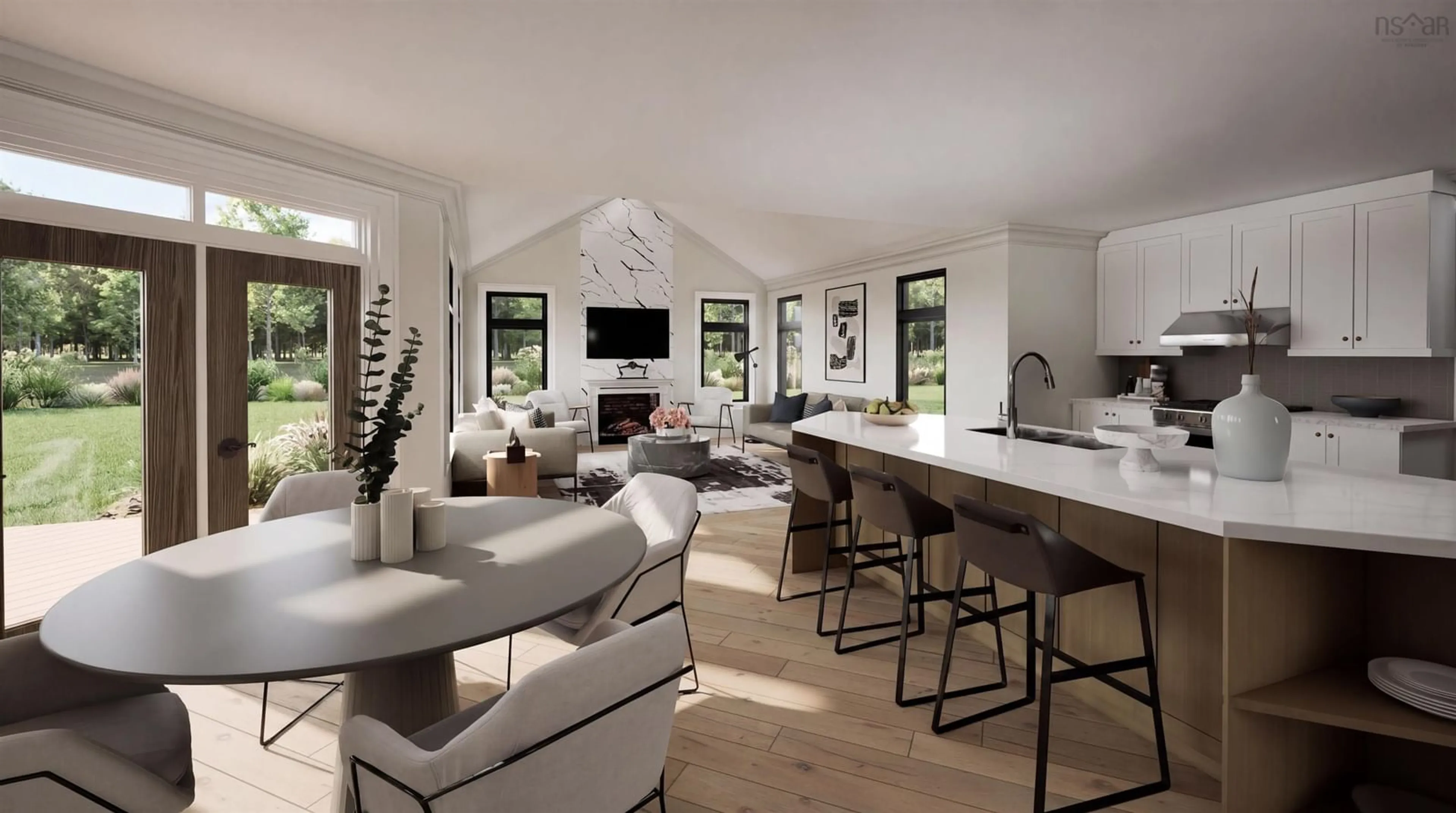 Open concept kitchen, unknown for Lot #139 Beach Cove Road, Fox Harbour Nova Scotia B0K 1Y0
