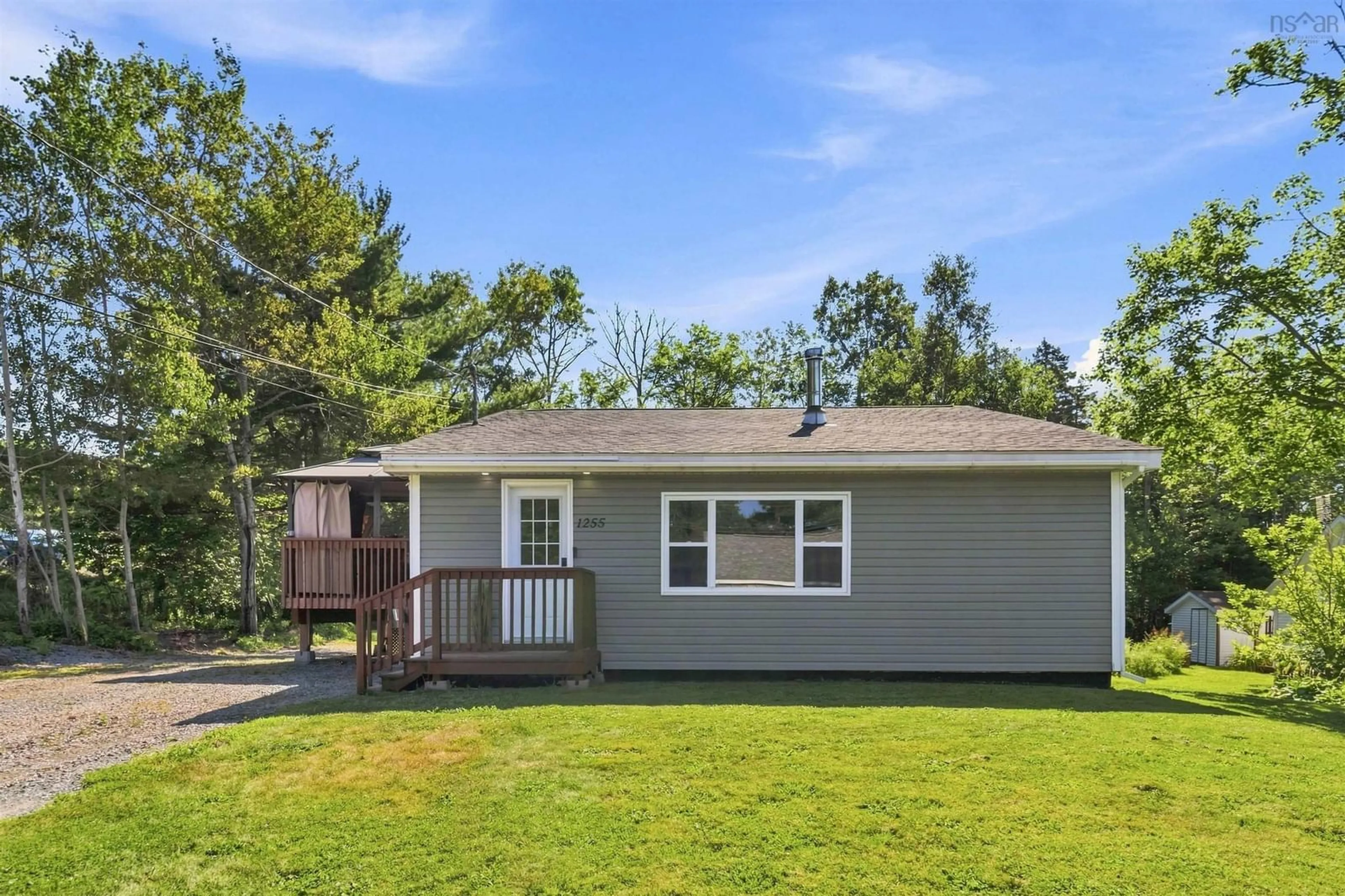Home with vinyl exterior material, street for 1255 Beaver Bank Rd, Beaver Bank Nova Scotia B4G 1E8