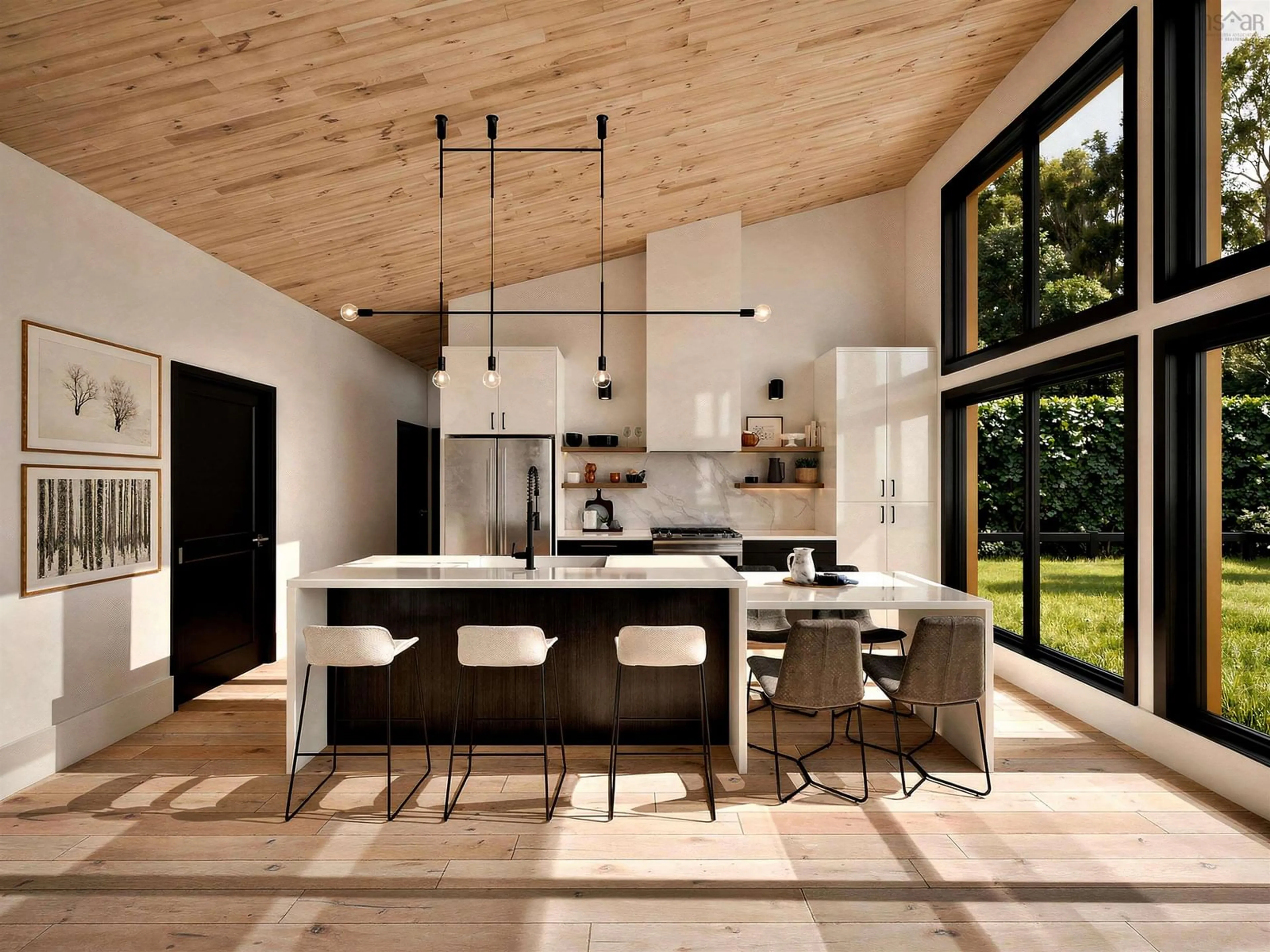 Contemporary kitchen, unknown for Lot #140 Beach Cove Road, Fox Harbour Nova Scotia B0K 1Y0