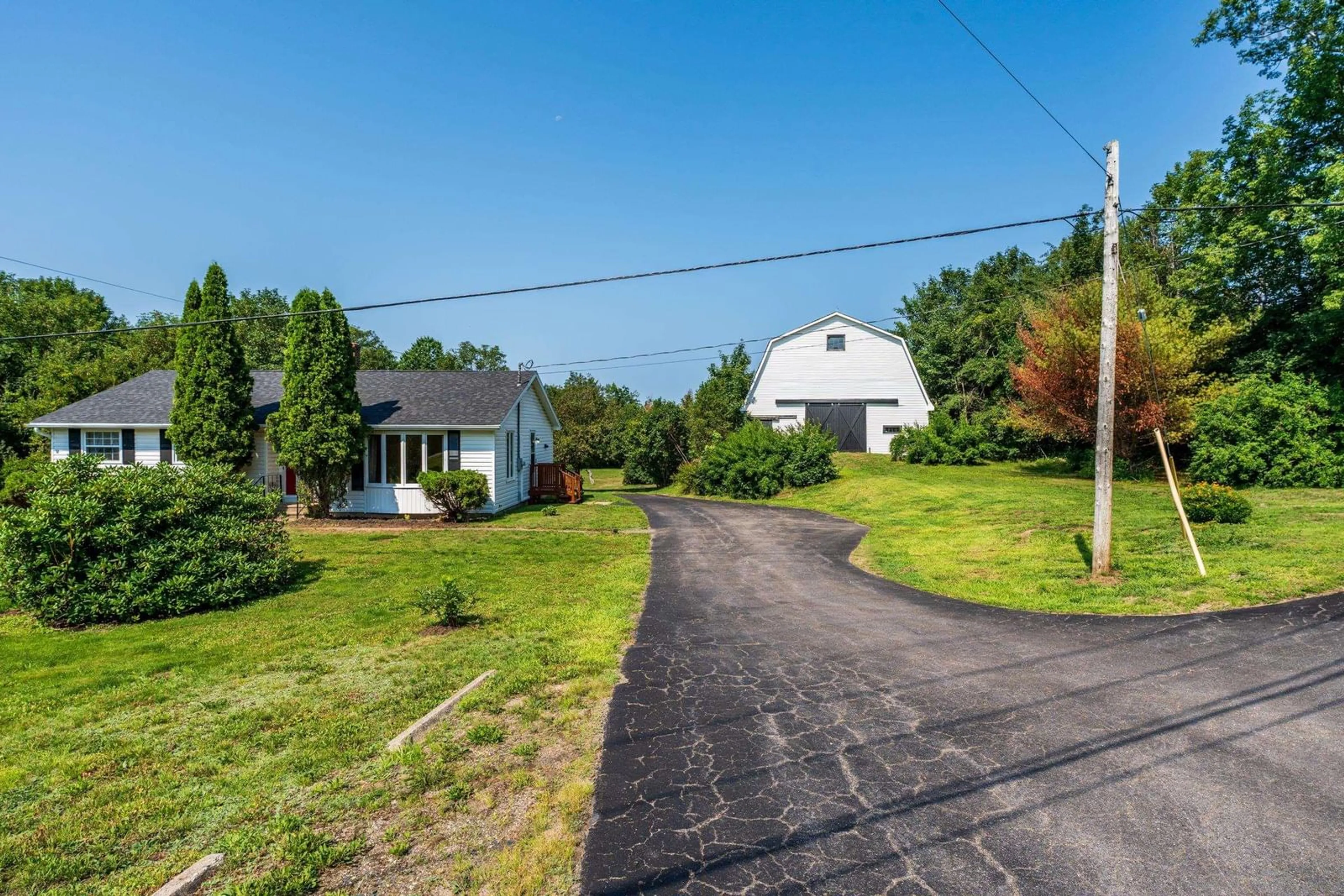 A pic from outside/outdoor area/front of a property/back of a property/a pic from drone, street for 9515 Highway 8, Lequille Nova Scotia B0S 1A0