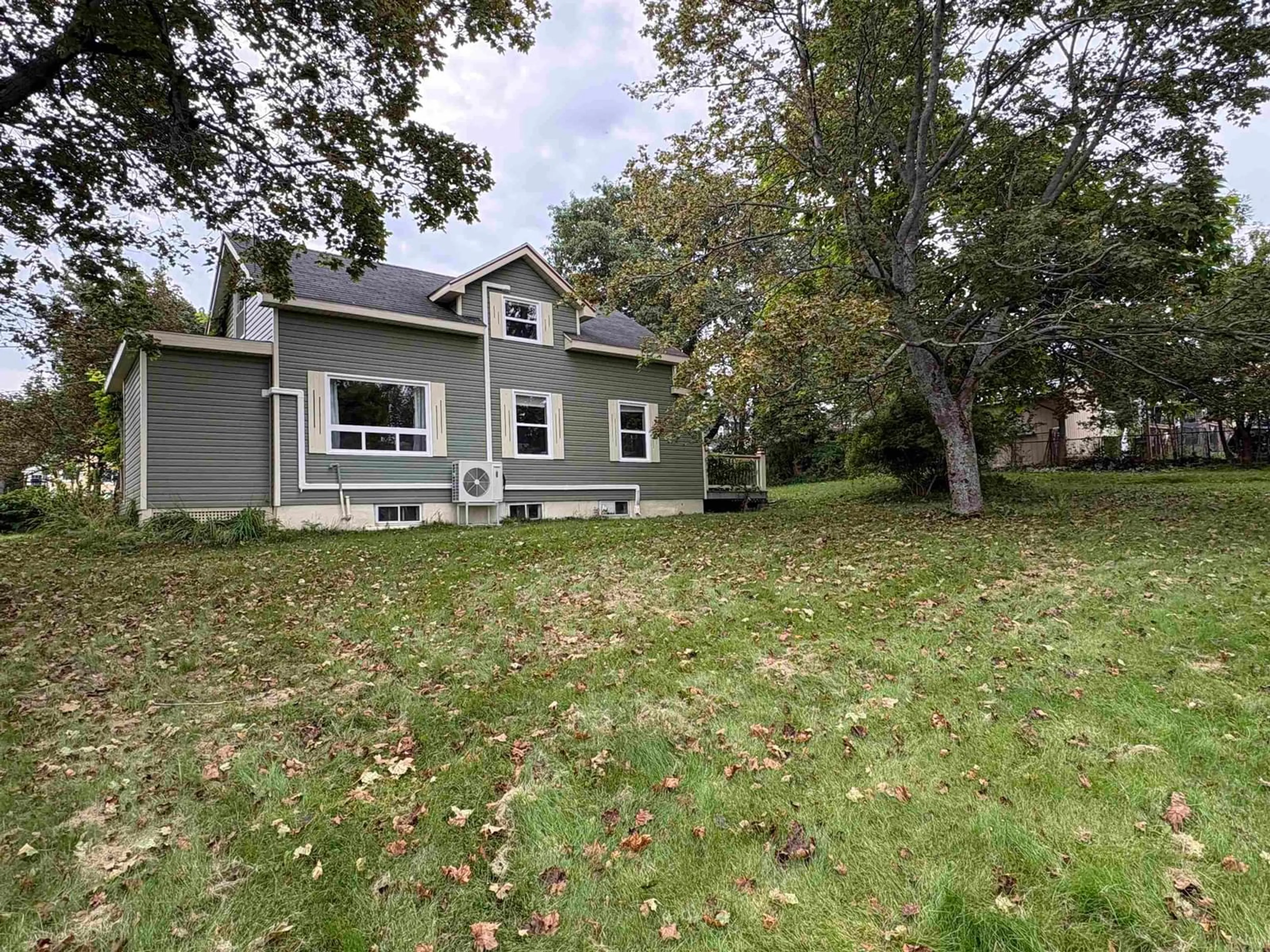 A pic from outside/outdoor area/front of a property/back of a property/a pic from drone, street for 50 Rose Ave, Trenton Nova Scotia B0K 1X0