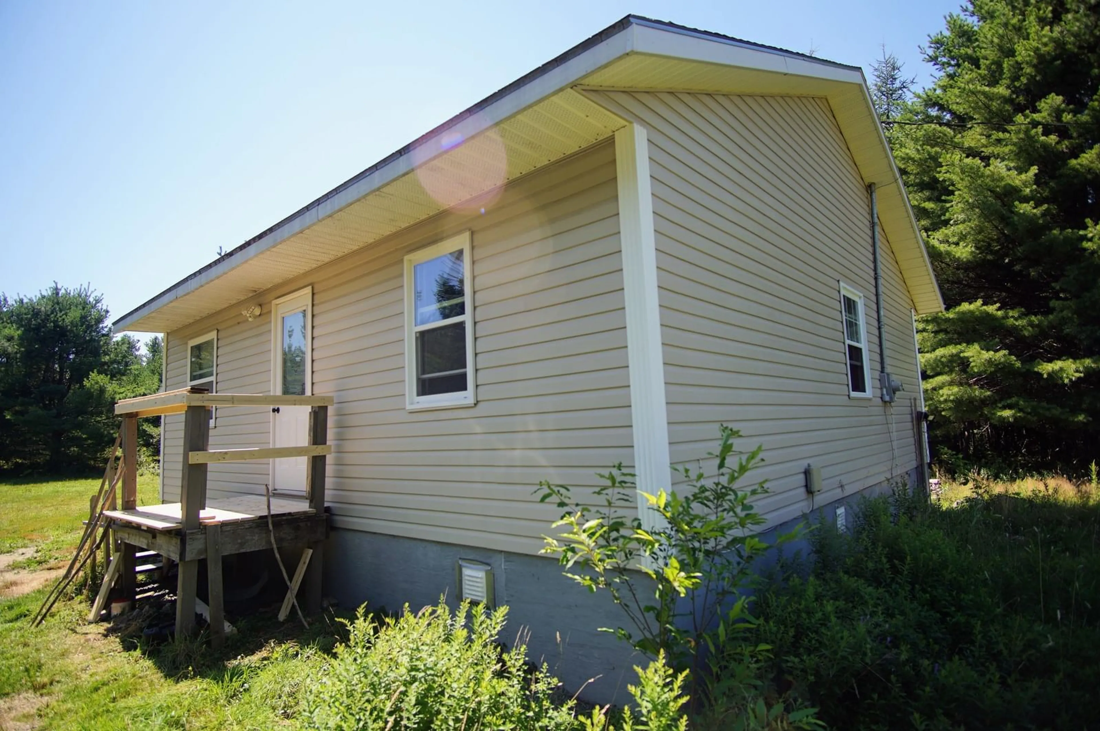 Home with vinyl exterior material, building for 6816 Upper Clyde Rd, Upper Clyde River Nova Scotia B0T 1W0