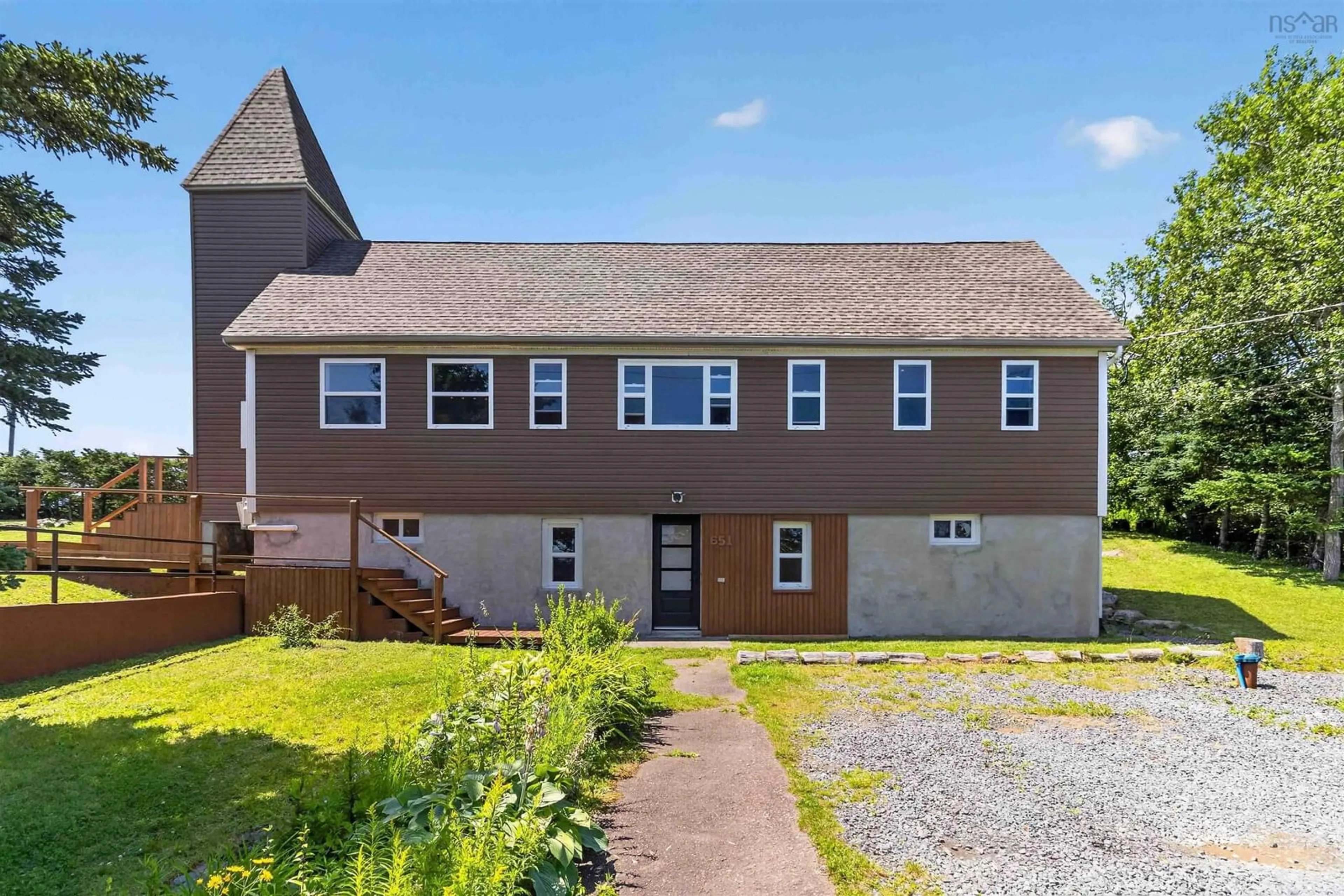 A pic from outside/outdoor area/front of a property/back of a property/a pic from drone, unknown for 651 Ketch Harbour Rd, Portuguese Cove Nova Scotia B3V 1K1