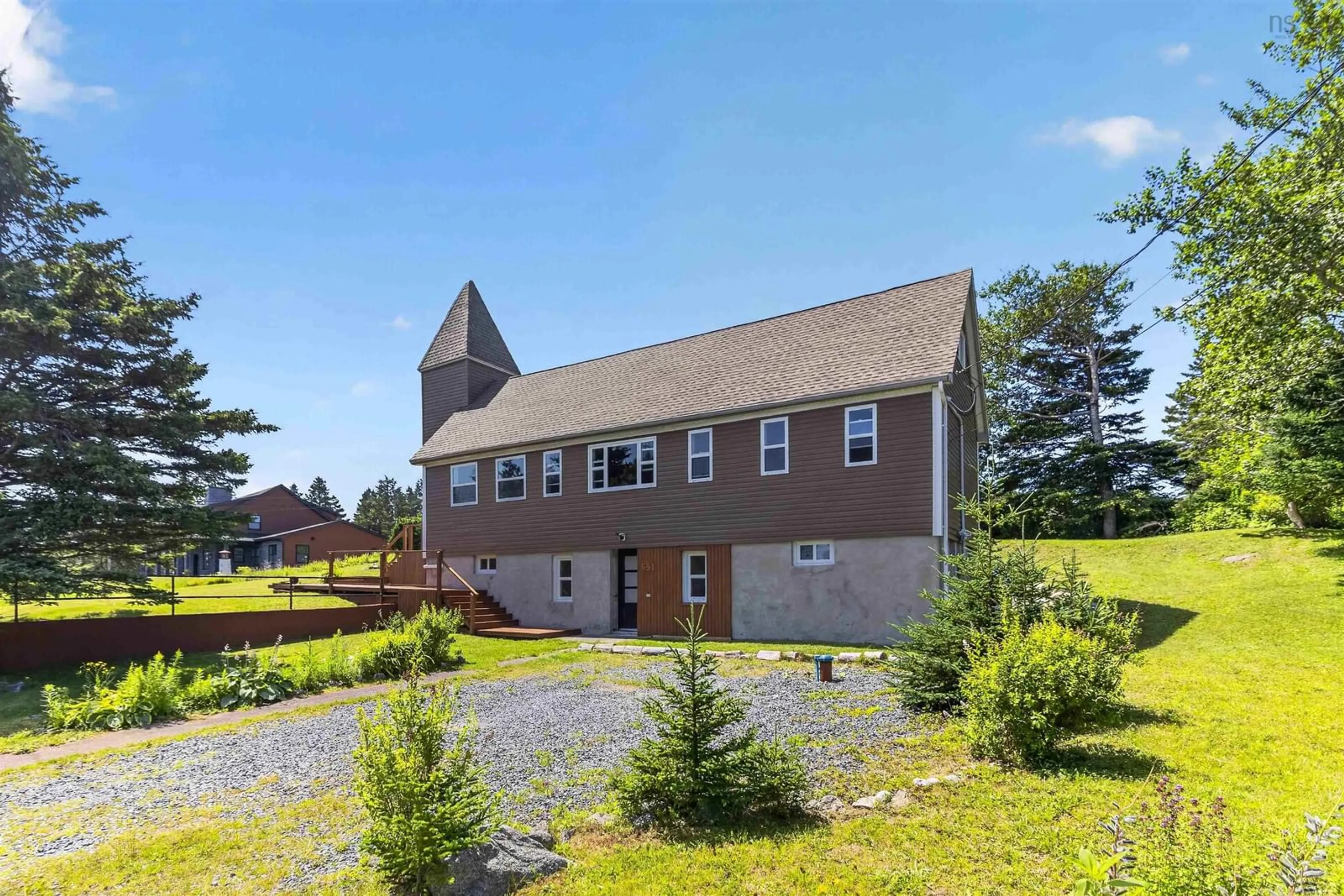 A pic from outside/outdoor area/front of a property/back of a property/a pic from drone, building for 651 Ketch Harbour Rd, Portuguese Cove Nova Scotia B3V 1K1