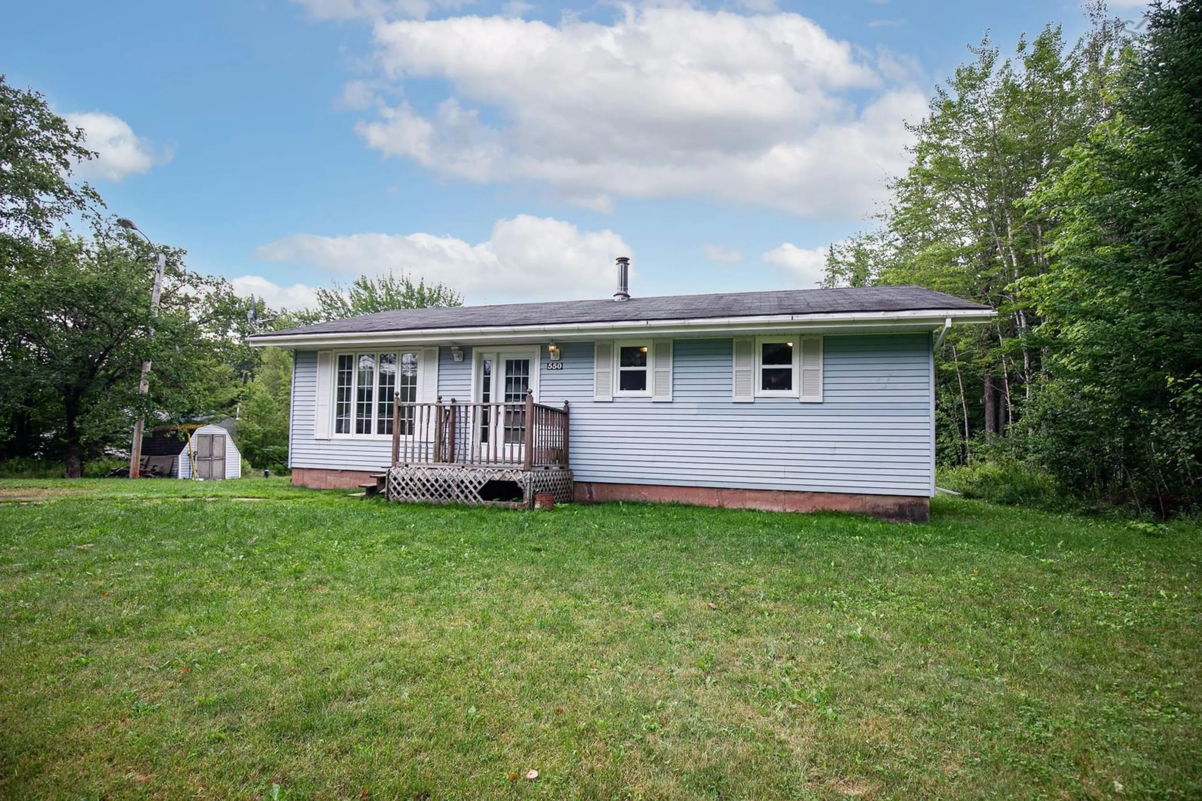 A pic from outside/outdoor area/front of a property/back of a property/a pic from drone, unknown for 550 Mines Rd, Chignecto Nova Scotia B0L 1B0