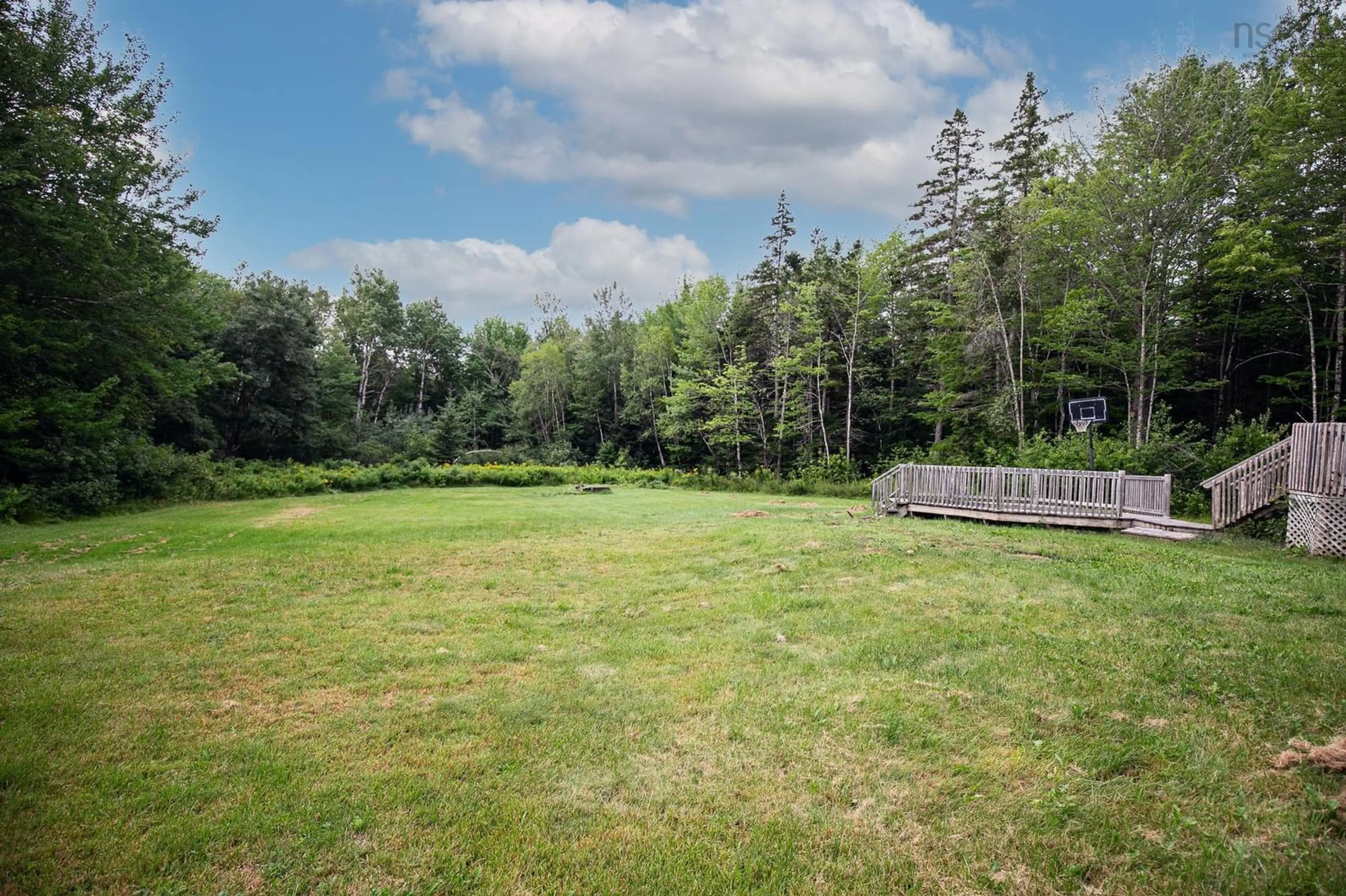 Patio, forest/trees view for 550 Mines Rd, Chignecto Nova Scotia B0L 1B0