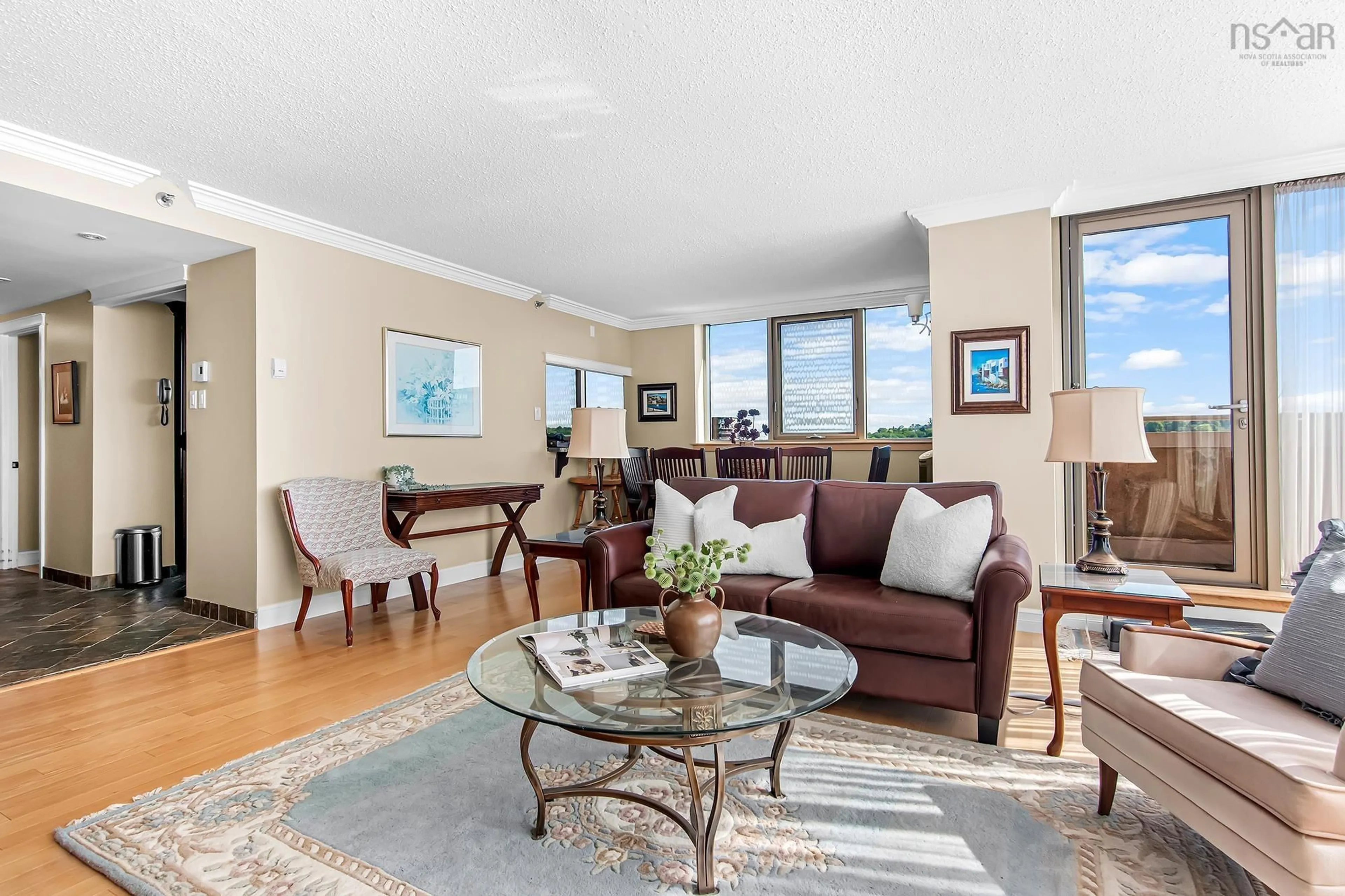 Living room with furniture, unknown for 1 Prince Street St #709, Dartmouth Nova Scotia B2Y 4L3