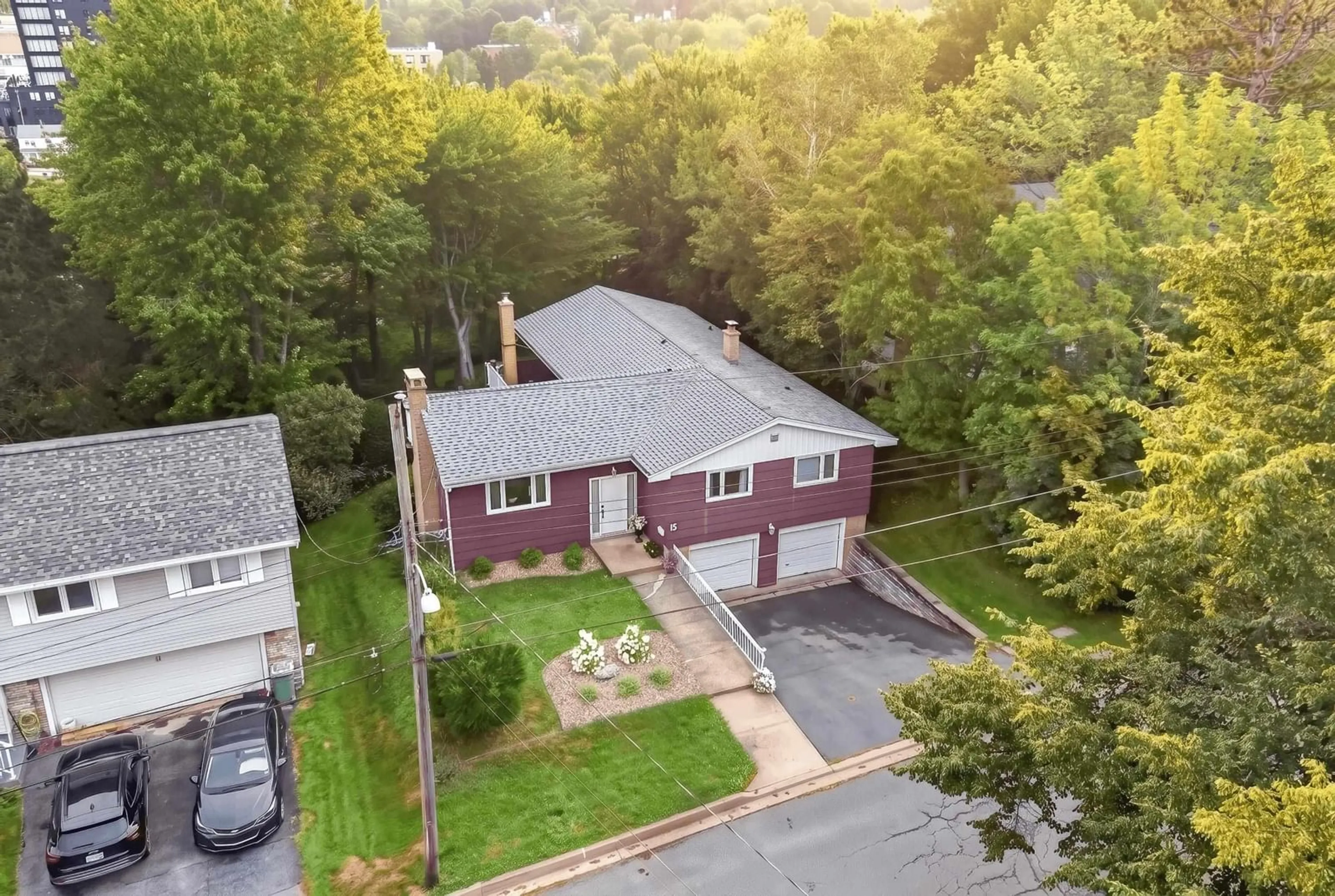 A pic from outside/outdoor area/front of a property/back of a property/a pic from drone, street for 15 Cranston Ave,, Dartmouth Nova Scotia B2Y 3G1