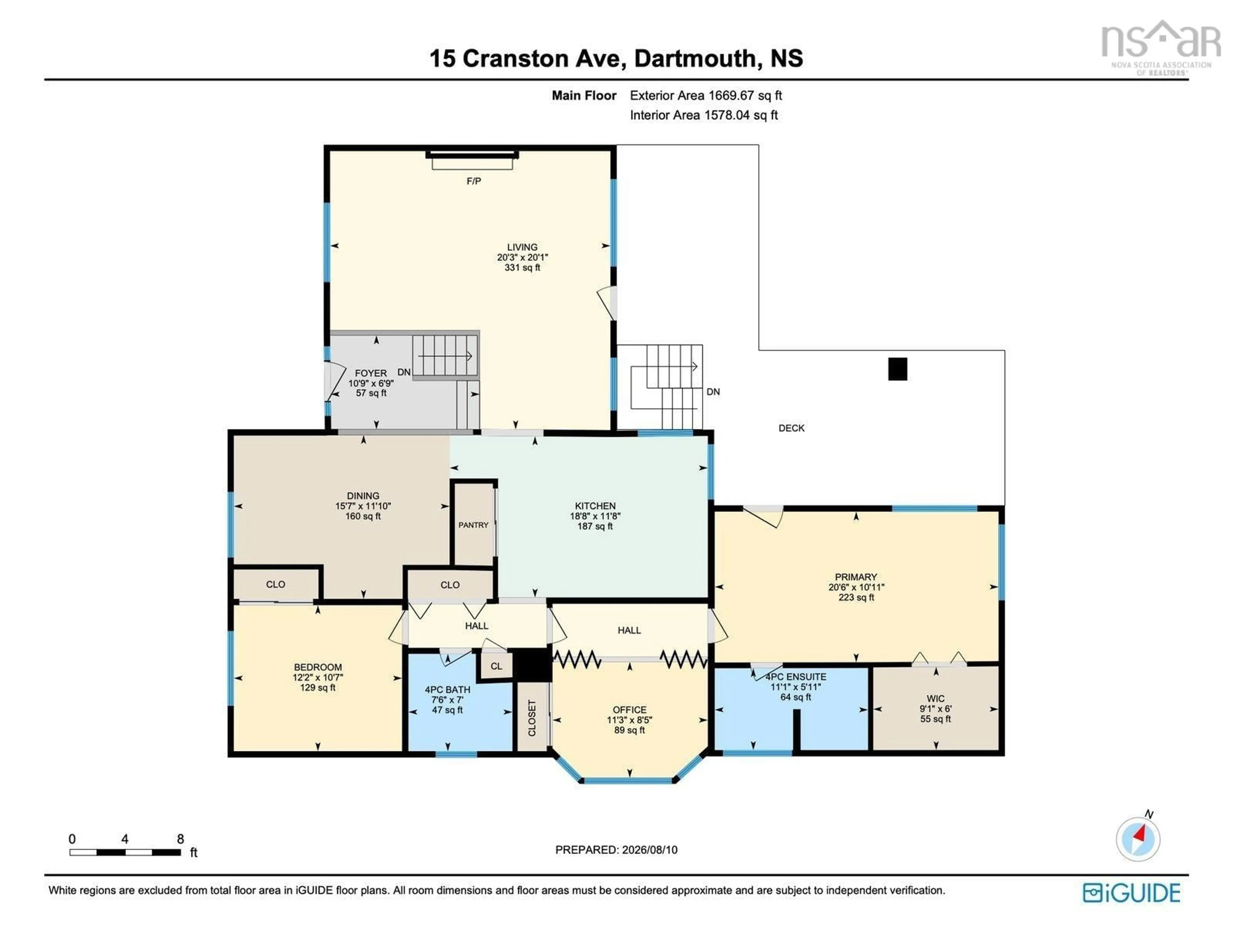 Floor plan for 15 Cranston Ave,, Dartmouth Nova Scotia B2Y 3G1