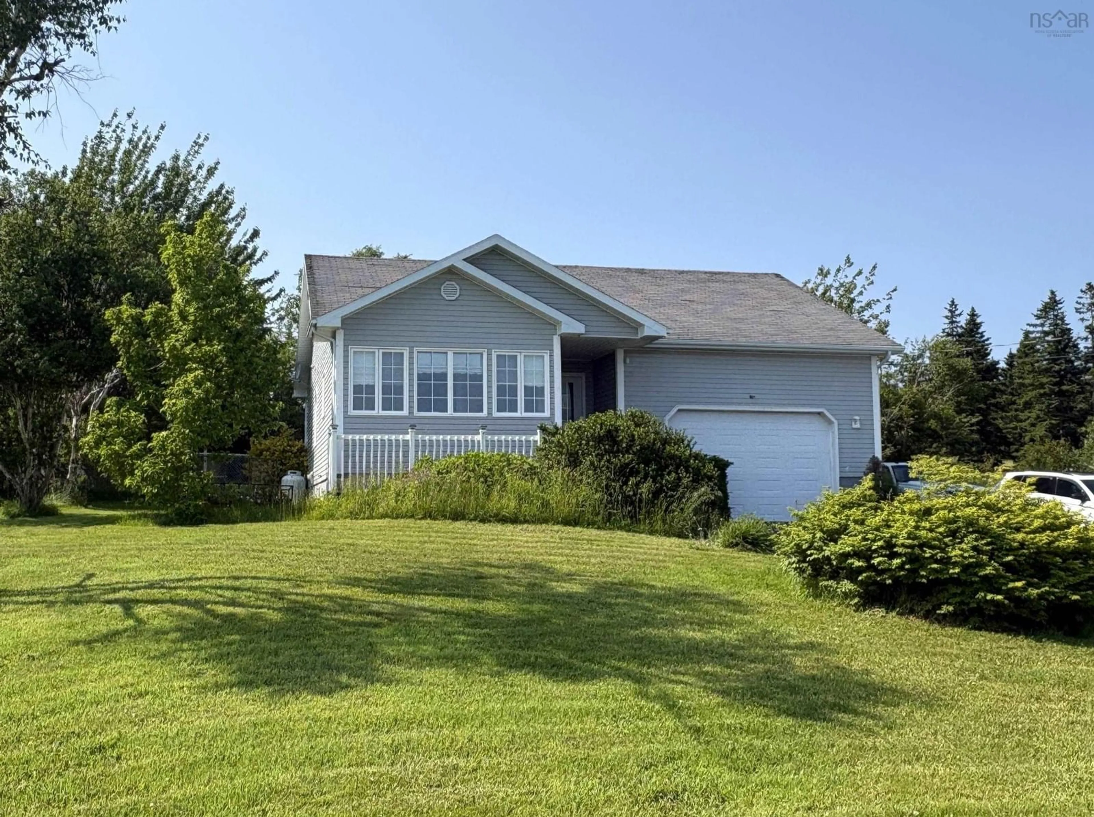 Home with vinyl exterior material, unknown for 454 Hillside Boularderie Rd, Groves Point Nova Scotia B1Y 2W4