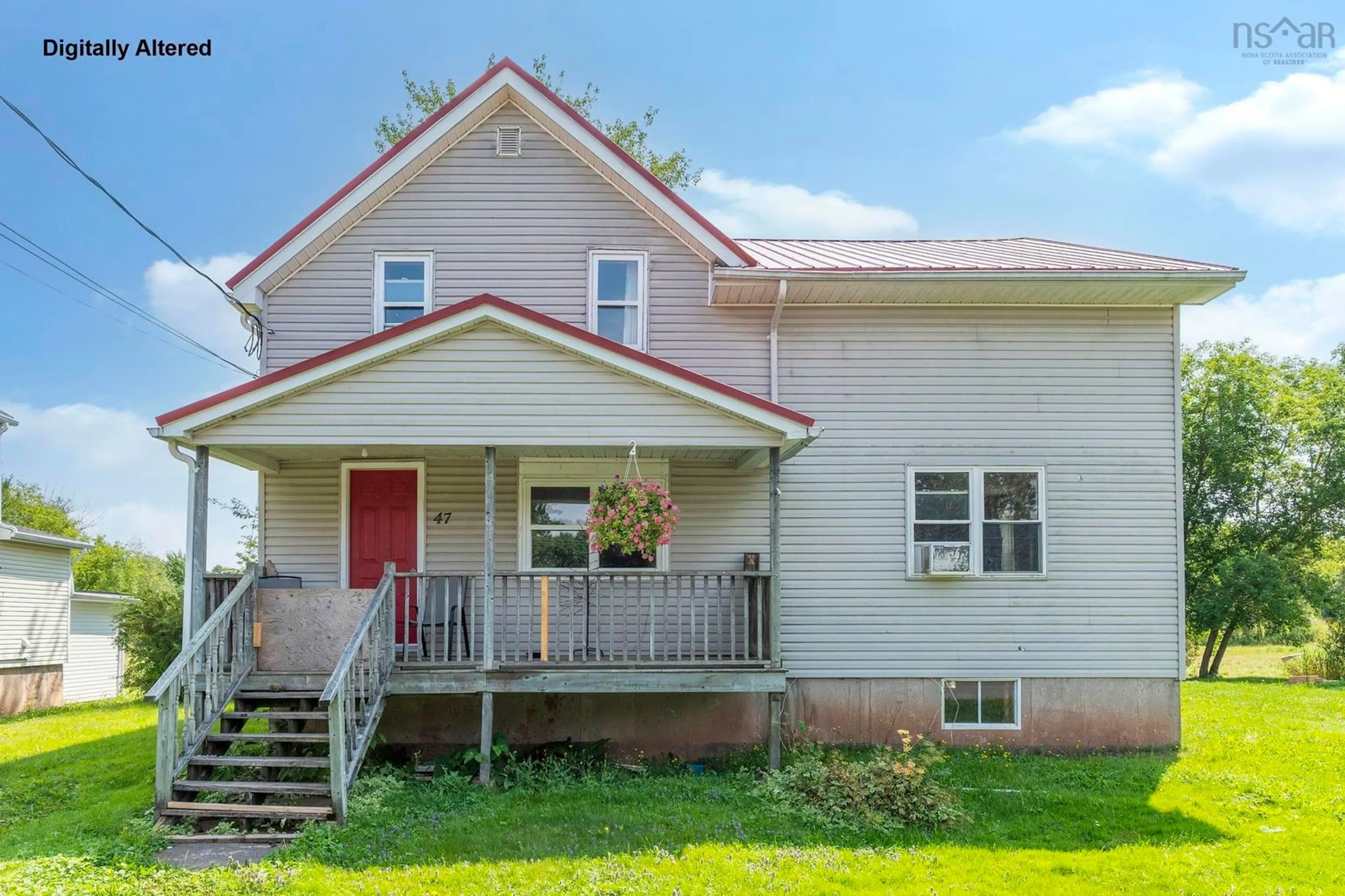 Home with vinyl exterior material, street for 47 Asquith Ave, Stewiacke Nova Scotia B0N 2J0