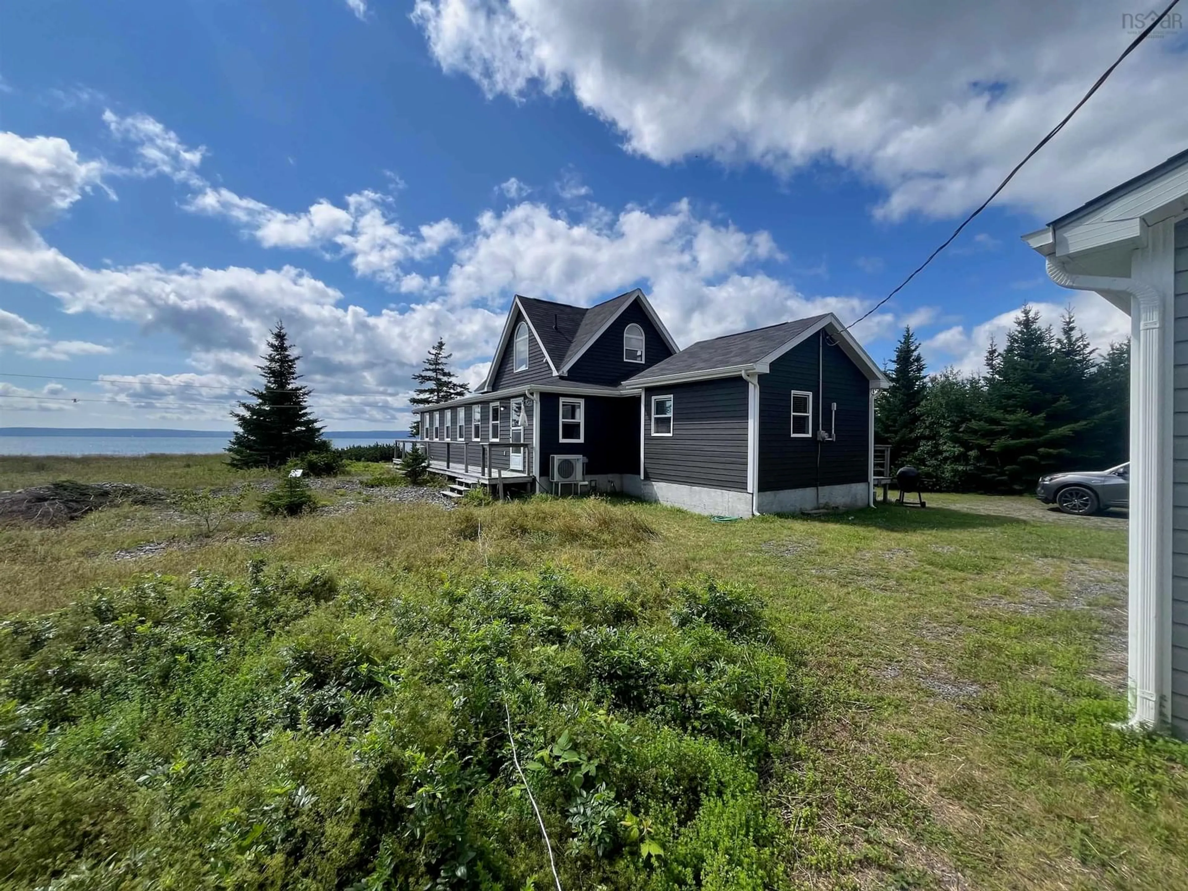 A pic from outside/outdoor area/front of a property/back of a property/a pic from drone, water/lake/river/ocean view for 179 Old Mill Road, Port Shoreham Nova Scotia B0H 1N0