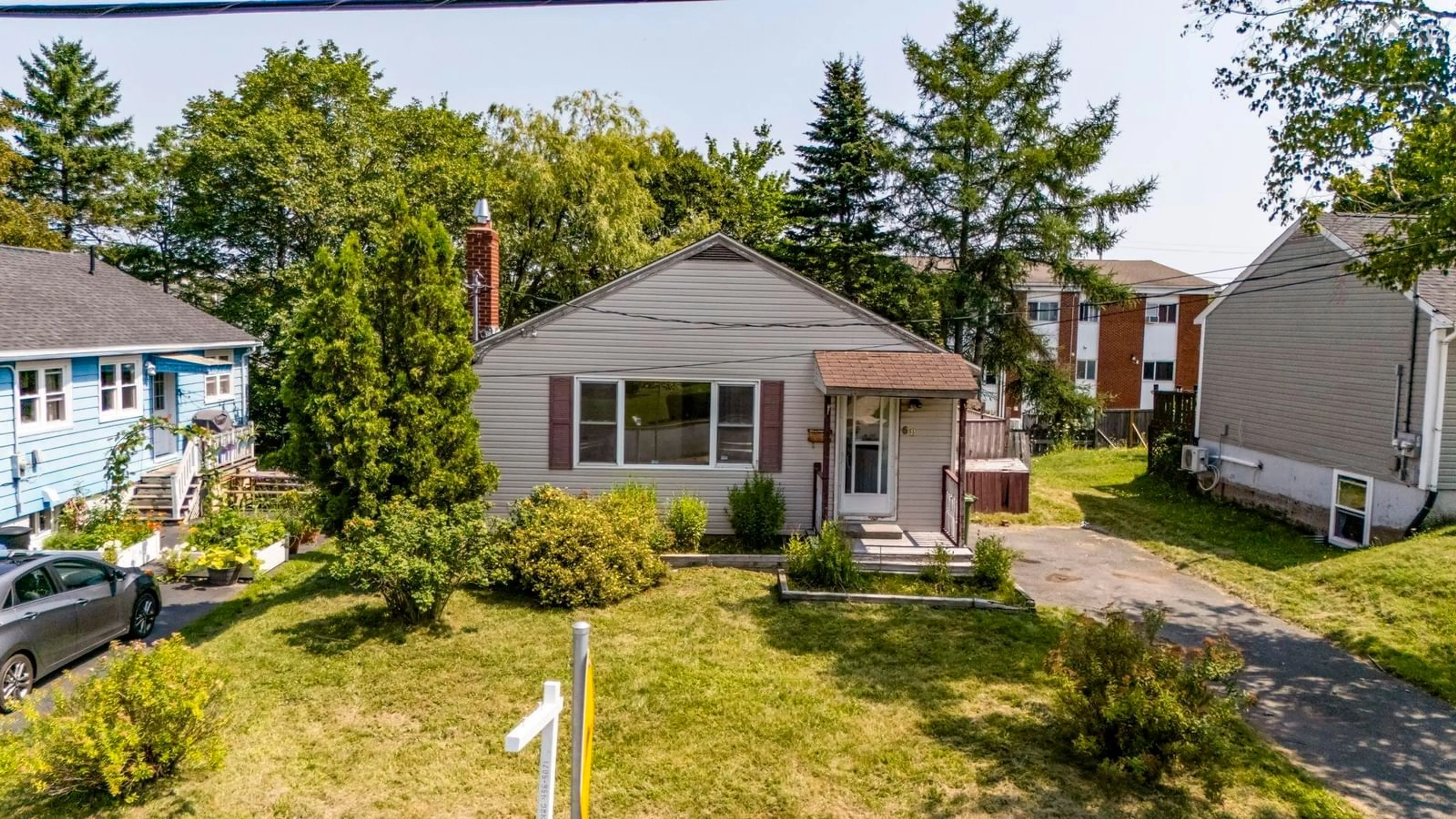 A pic from outside/outdoor area/front of a property/back of a property/a pic from drone, street for 60 Thornhill Dr, Spryfield Nova Scotia B3R 2B4