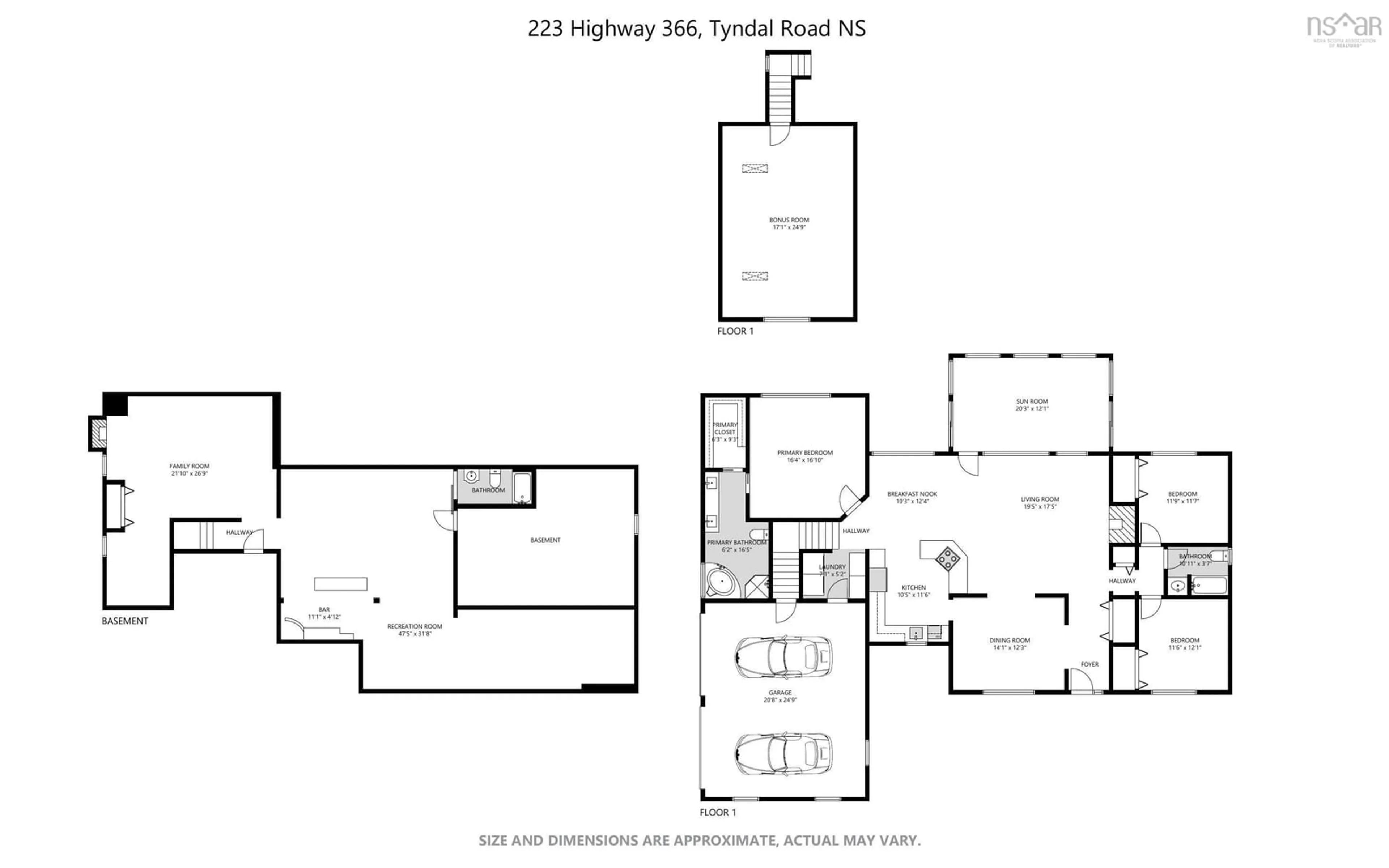 Floor plan for 223 366 Hwy, Tyndal Road Nova Scotia B4H 3X9