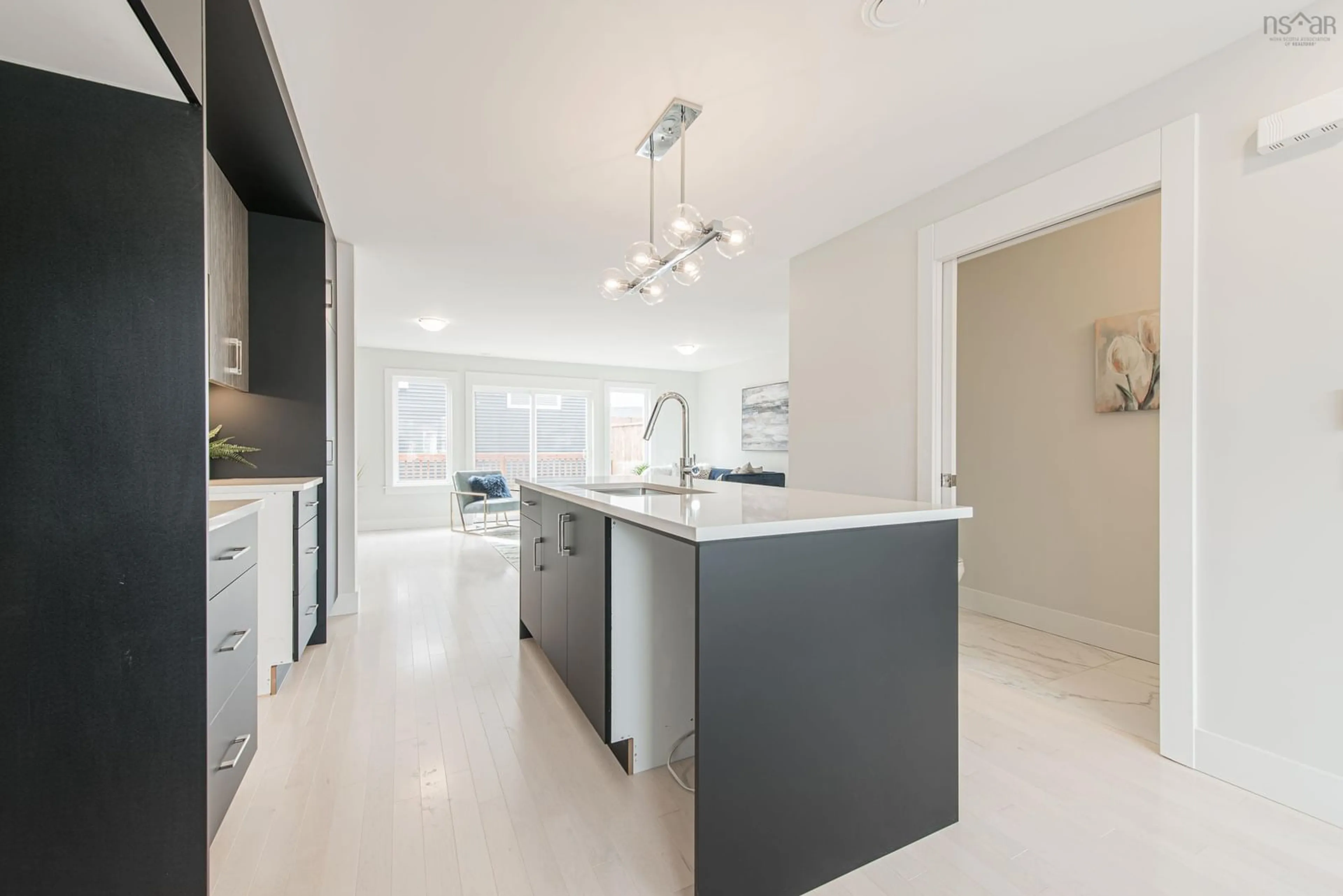 Open concept kitchen, ceramic/tile floor for 86 Tyler St, Elmsdale Nova Scotia B2S 0B4