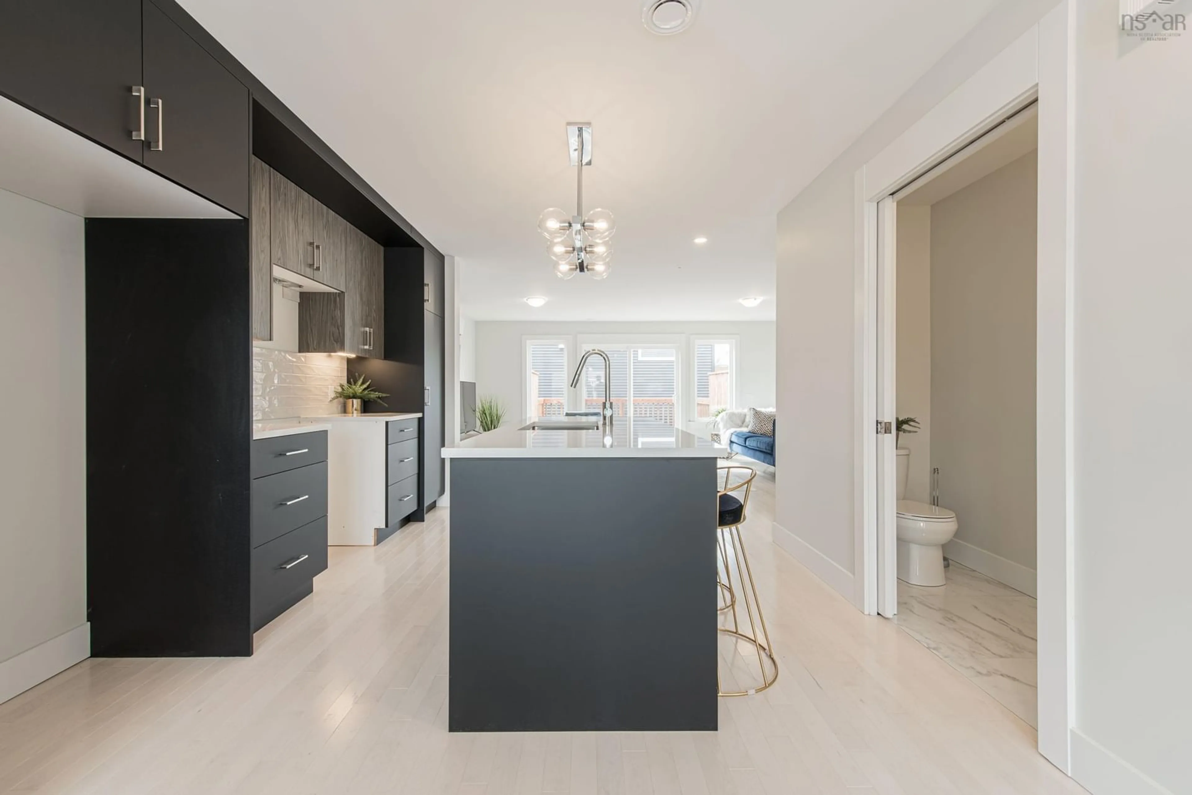 Contemporary kitchen, ceramic/tile floor for 86 Tyler St, Elmsdale Nova Scotia B2S 0B4