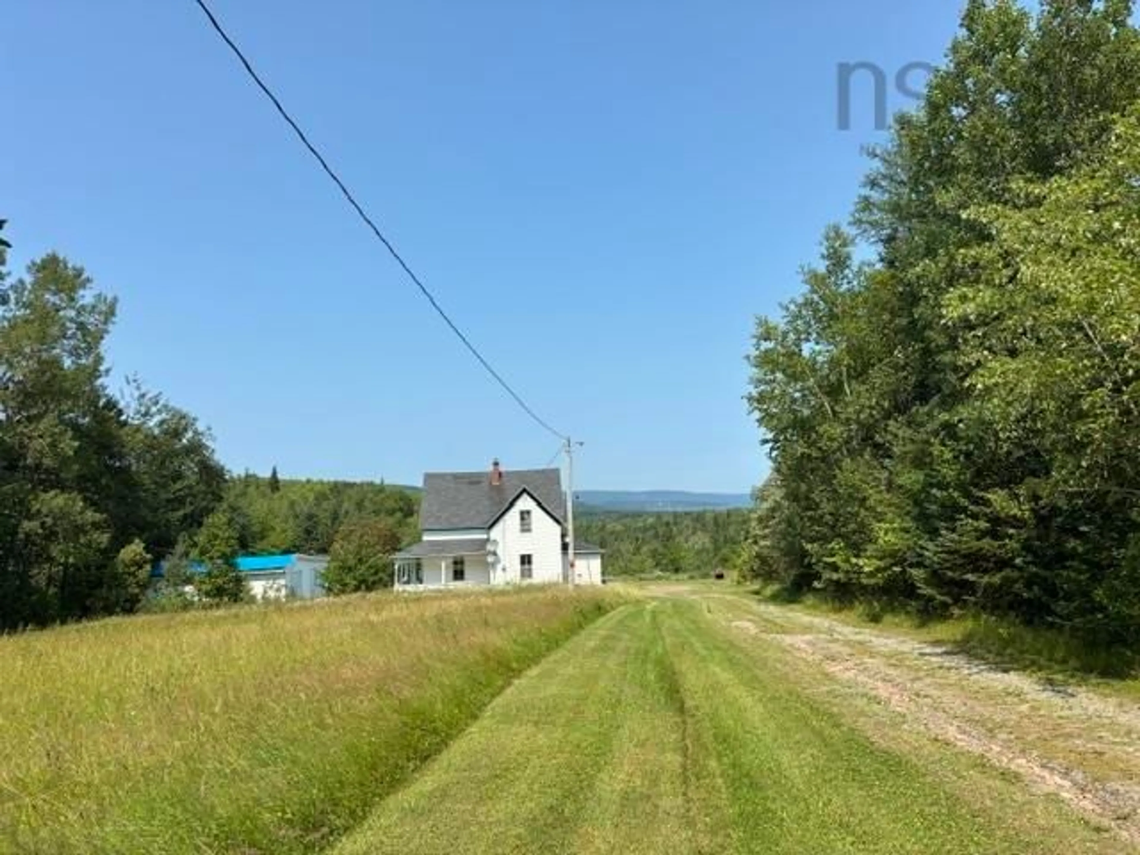 A pic from outside/outdoor area/front of a property/back of a property/a pic from drone, unknown for 232 Mackinnon Rd, Hays River Nova Scotia B0E 1X0
