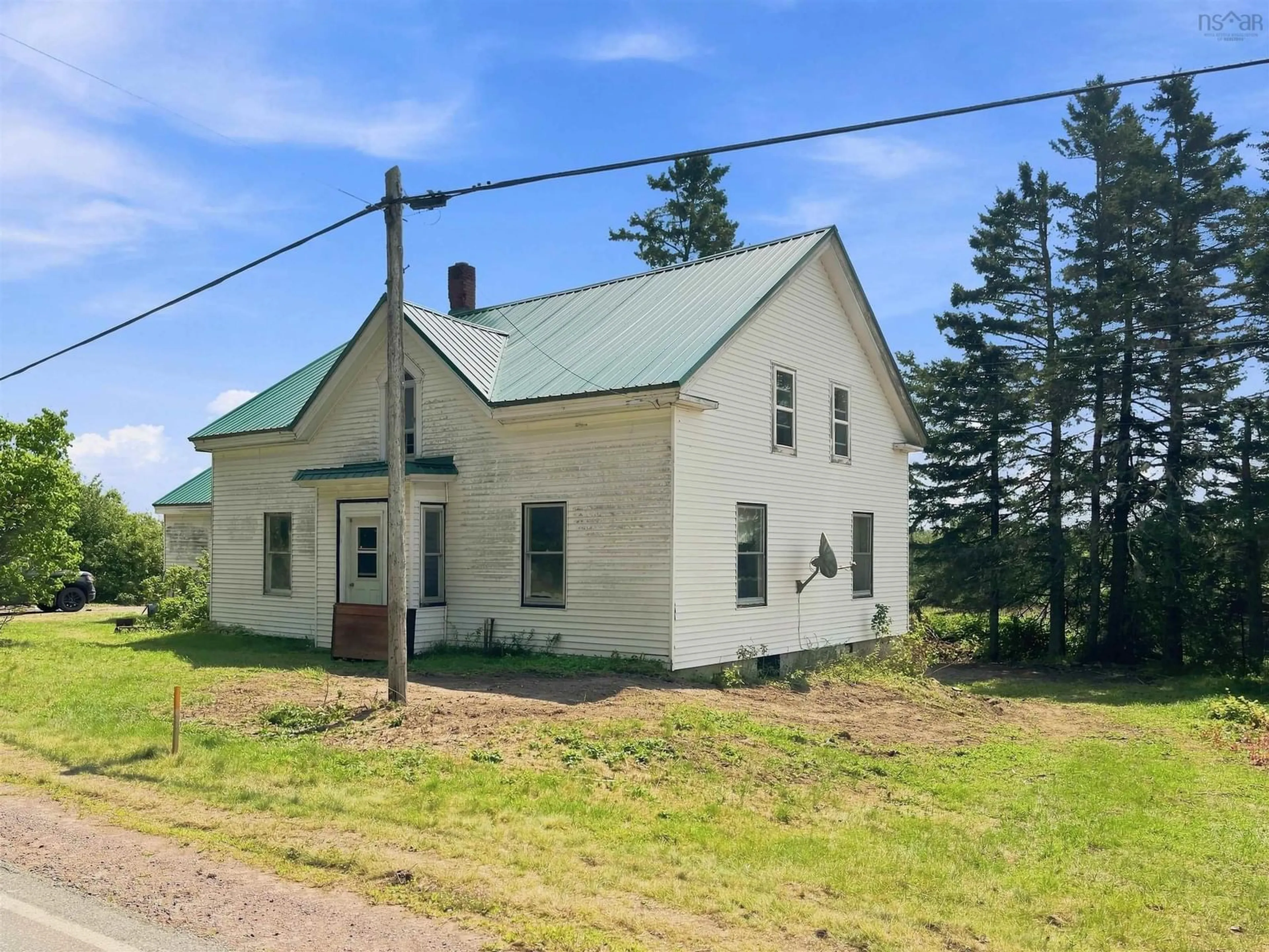 A pic from outside/outdoor area/front of a property/back of a property/a pic from drone, building for 10834 209 Hwy, Wharton Nova Scotia B0M 1S0