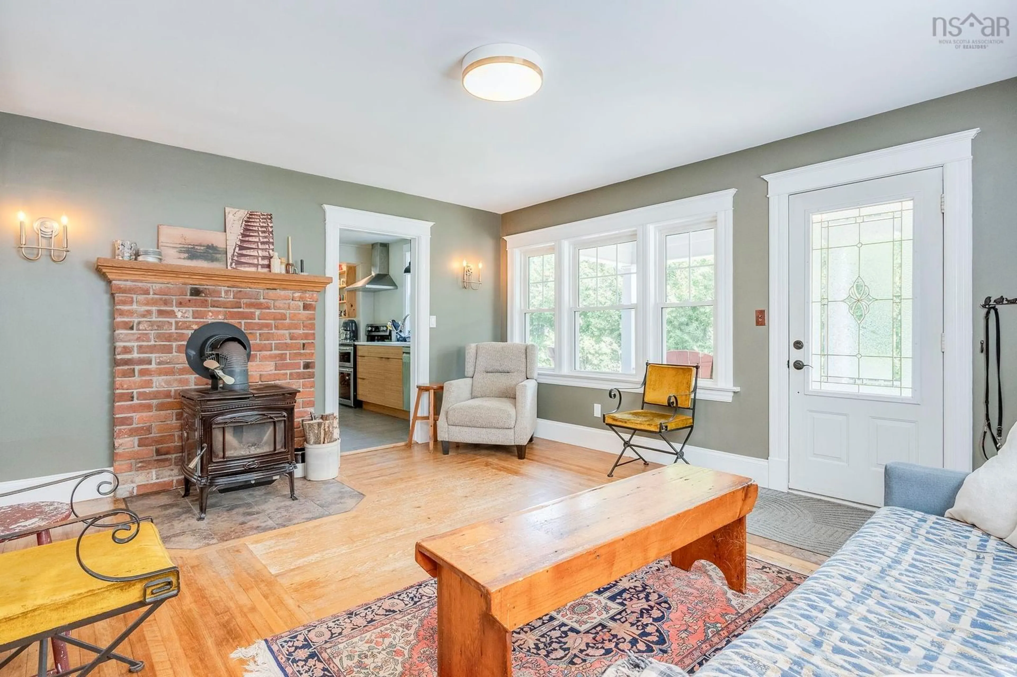 Living room with furniture, unknown for 164 Cottage St, Berwick Nova Scotia B0P 1E0