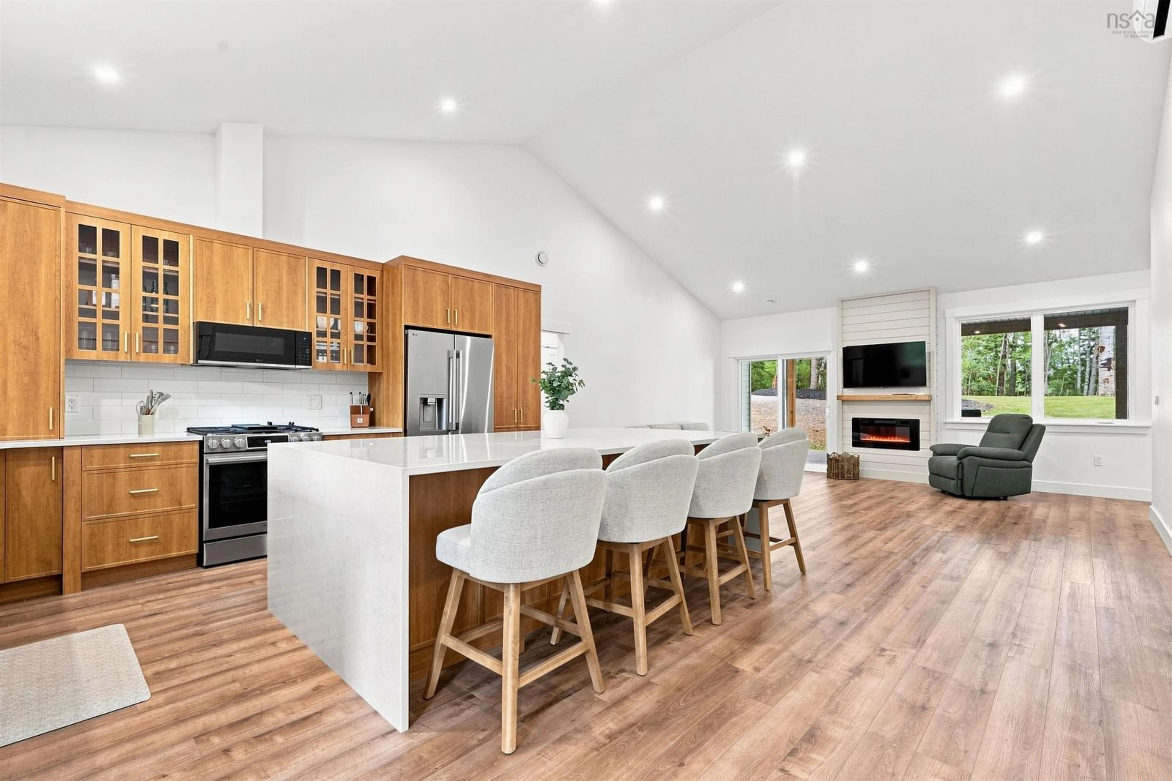 Open concept kitchen, unknown for 18 Wilson Dr, Chester Nova Scotia B0J 1N0