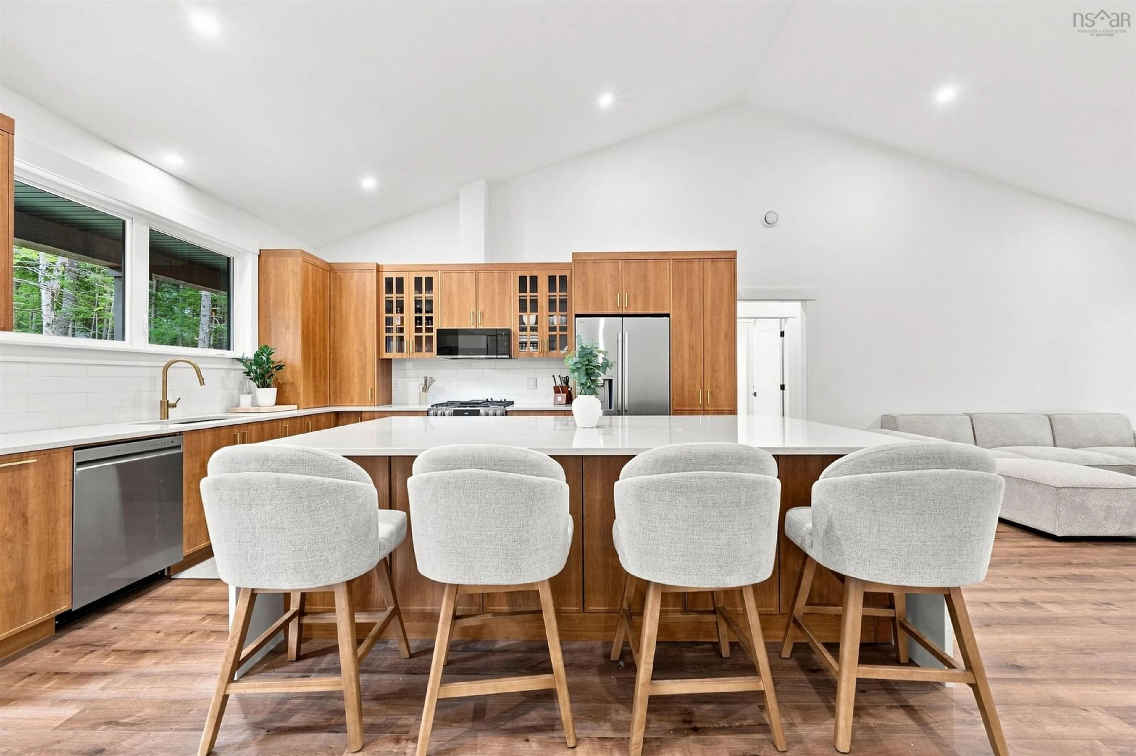 Open concept kitchen, ceramic/tile floor for 18 Wilson Dr, Chester Nova Scotia B0J 1N0