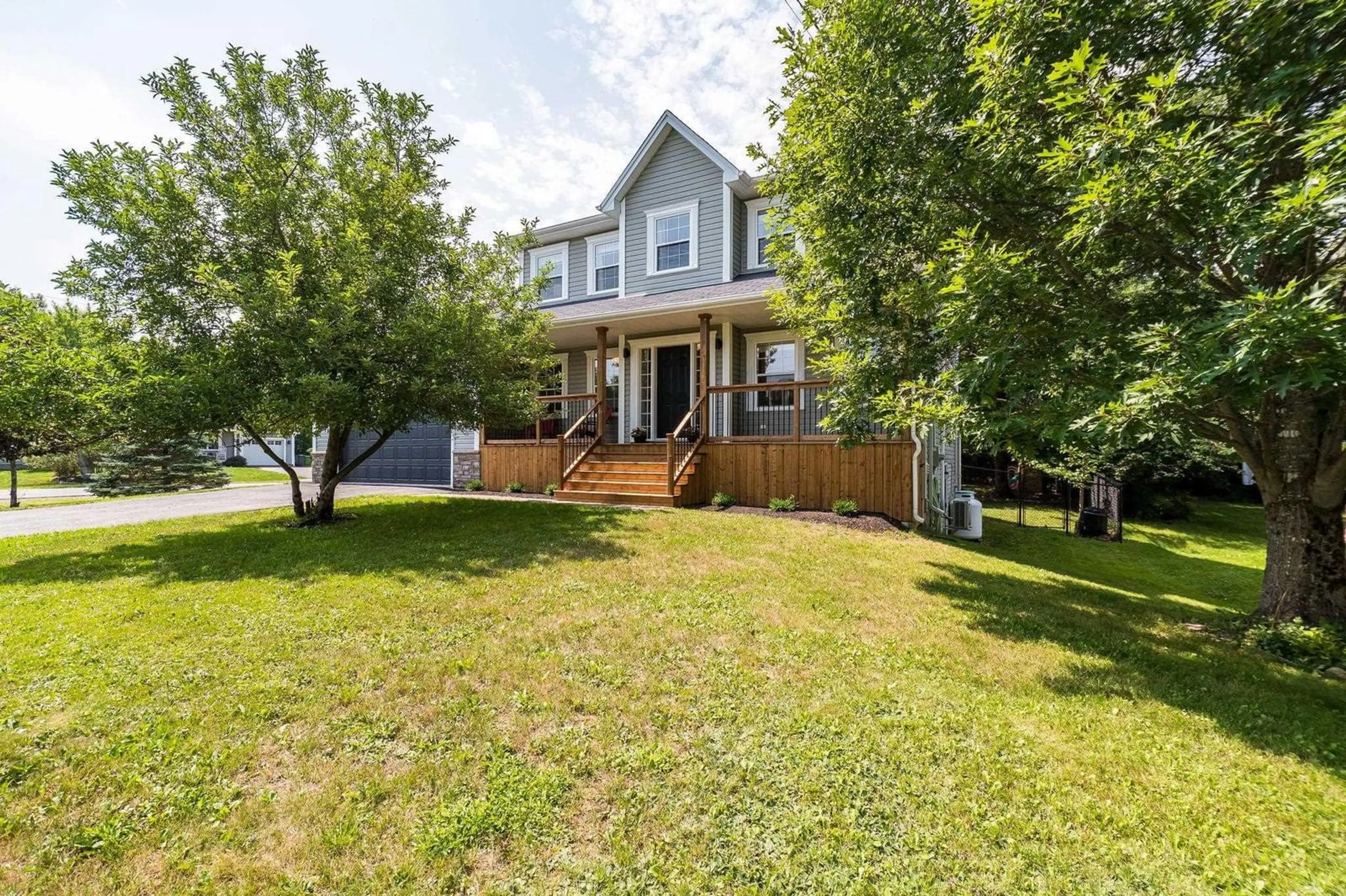 A pic from outside/outdoor area/front of a property/back of a property/a pic from drone, street for 91 Halewood Dr, Falmouth Nova Scotia B0P 1L0