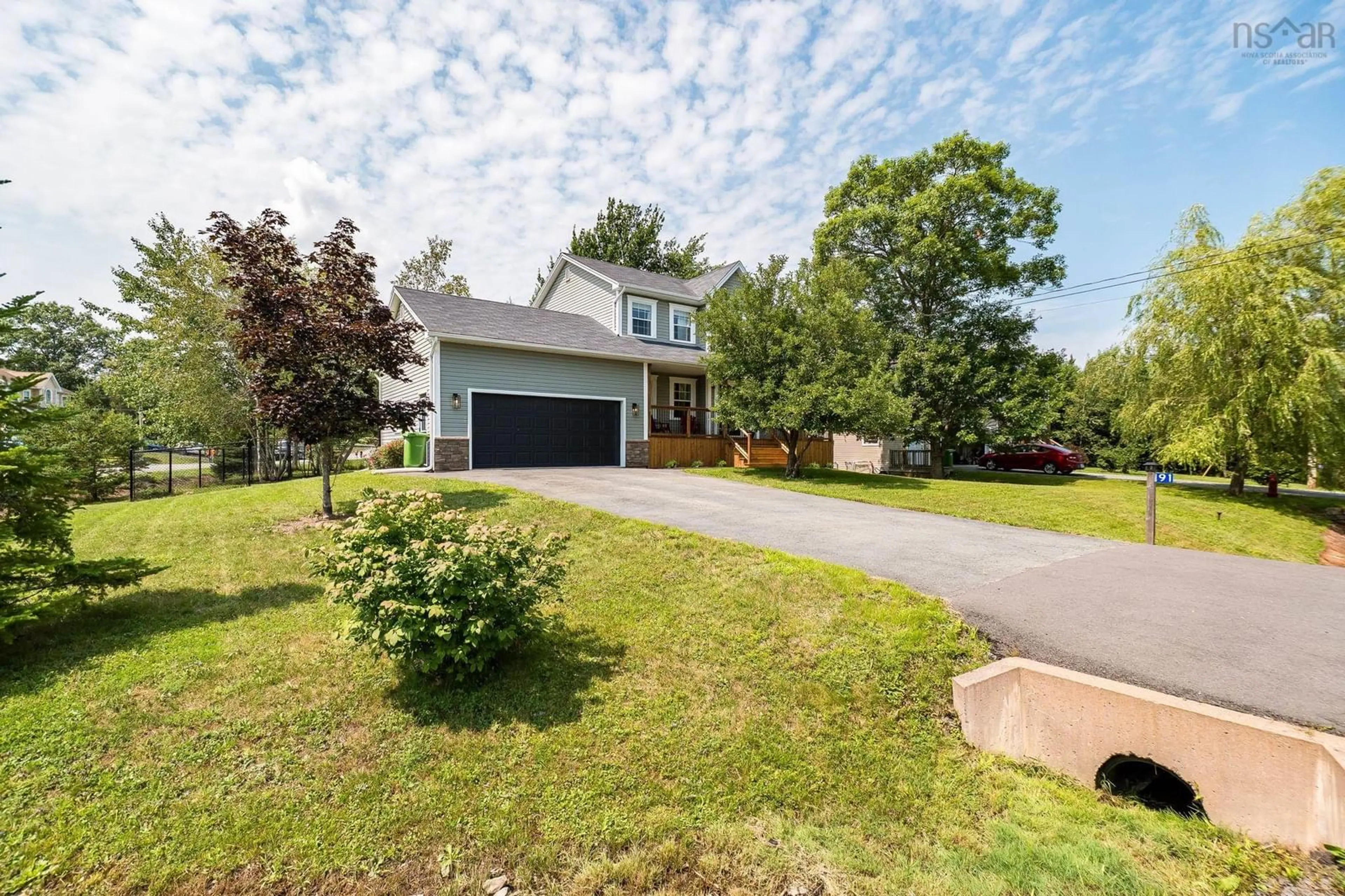 A pic from outside/outdoor area/front of a property/back of a property/a pic from drone, street for 91 Halewood Dr, Falmouth Nova Scotia B0P 1L0