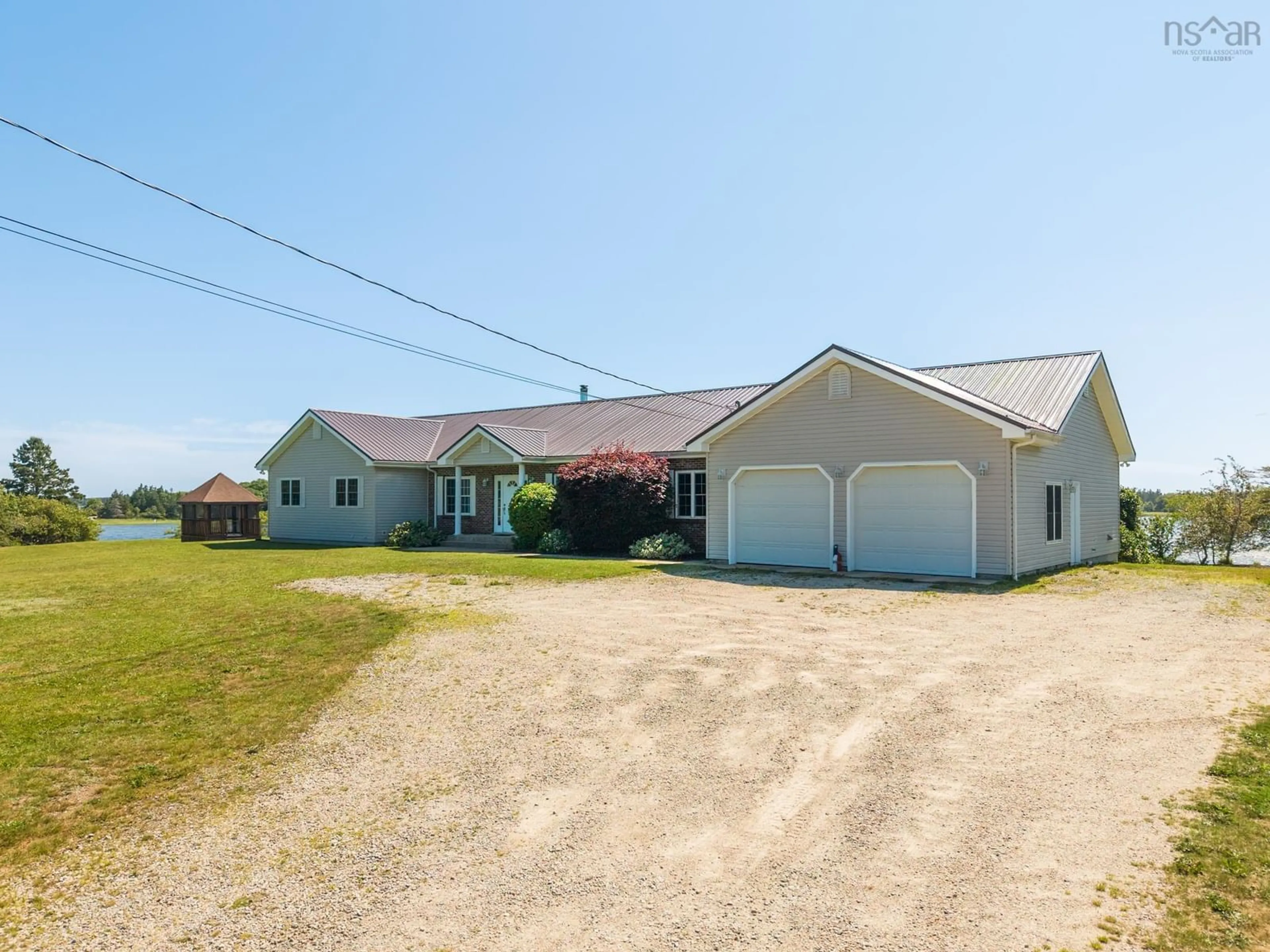 A pic from outside/outdoor area/front of a property/back of a property/a pic from drone, unknown for 194 Rocco Point Rd, Rocco Point Nova Scotia B0W 2X0