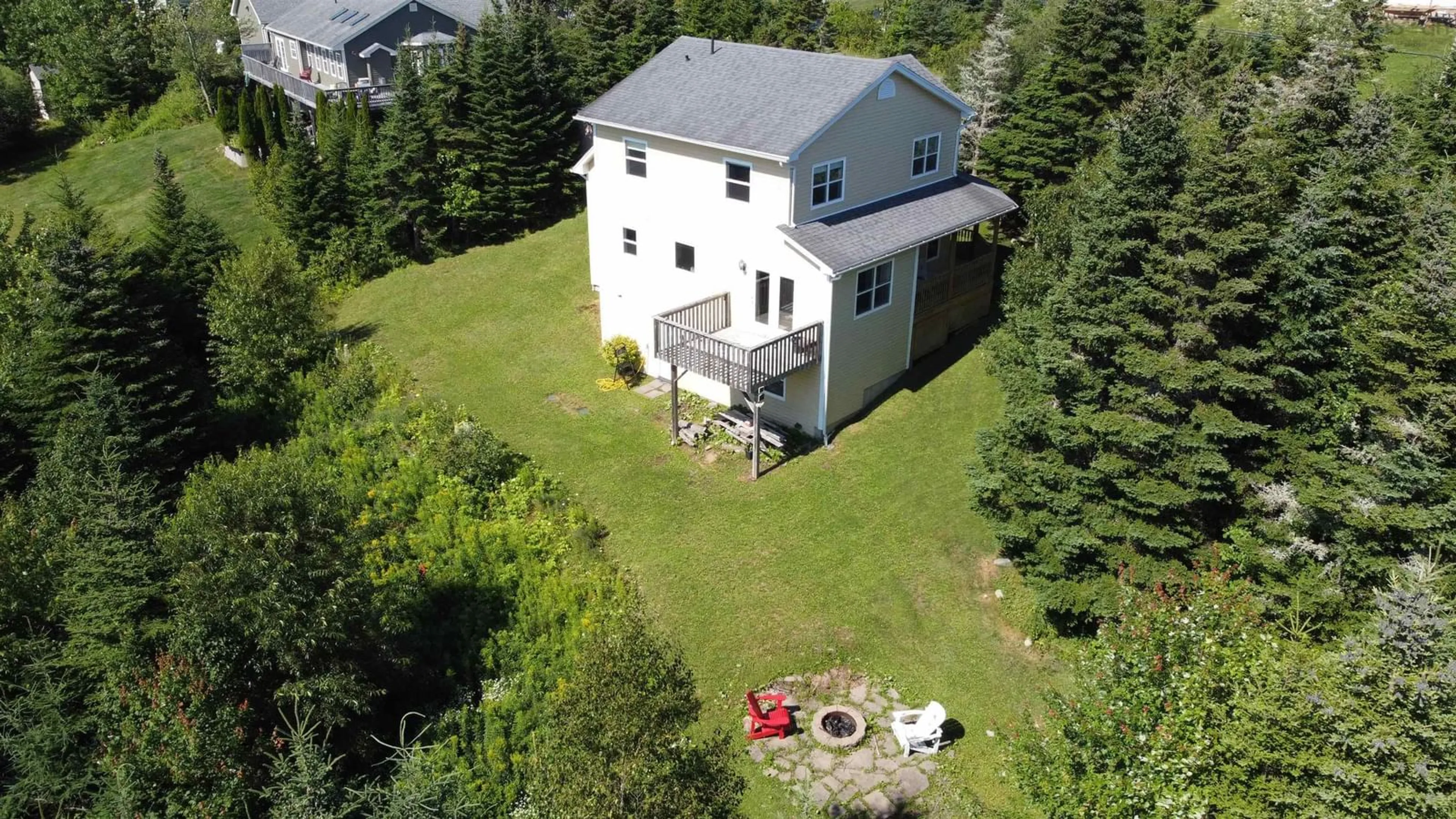 A pic from outside/outdoor area/front of a property/back of a property/a pic from drone, unknown for 121 Greenough Drive, West Porters Lake Nova Scotia B3E 1L2