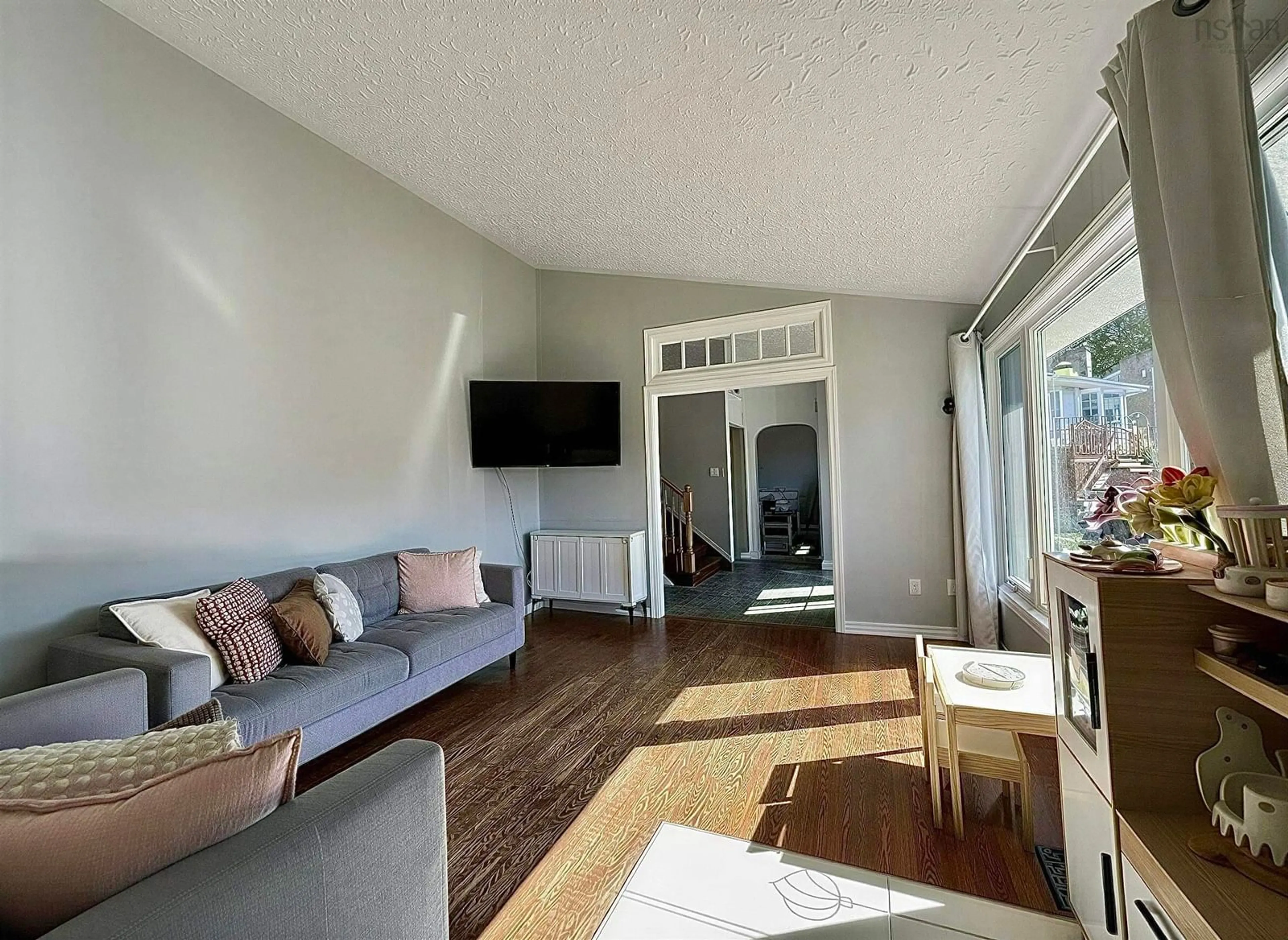 Living room with furniture, unknown for 22 Belvedere Dr, Lower Sackville Nova Scotia B4C 2M1