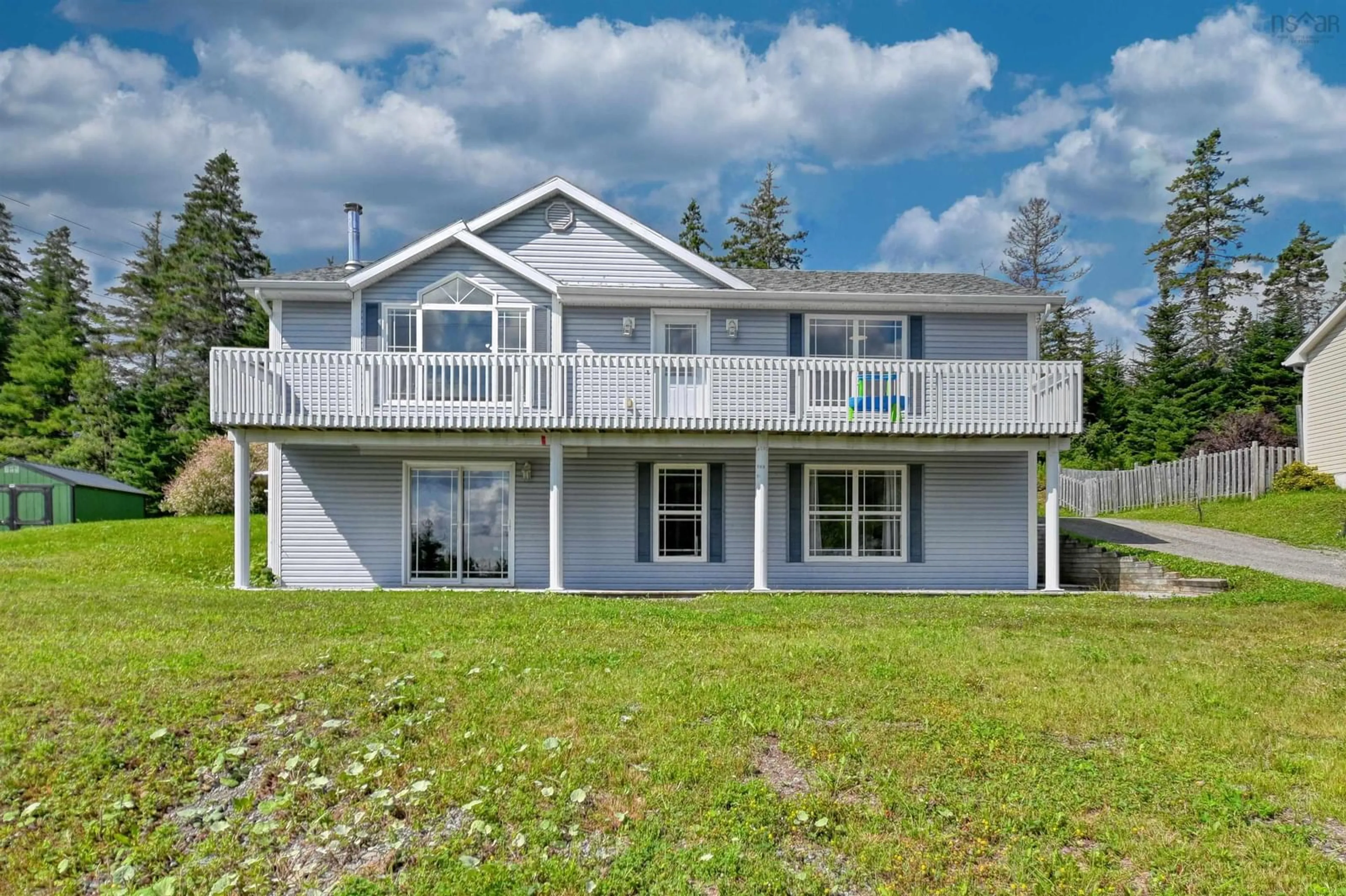 Home with vinyl exterior material, water/lake/river/ocean view for 33 Matway Dr, St. Peter's Nova Scotia B0E 3B0